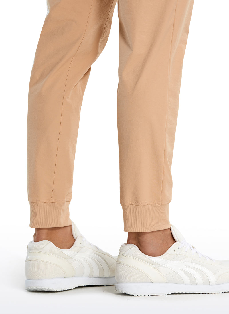 CRZ YOGA Men's Causul Relaxed Fit Lightweight Joggers Zip Pockets 29'' Gully