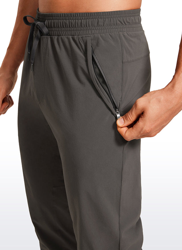 Lightweight Water Resistant Athletic Joggers with Zip Pockets 31