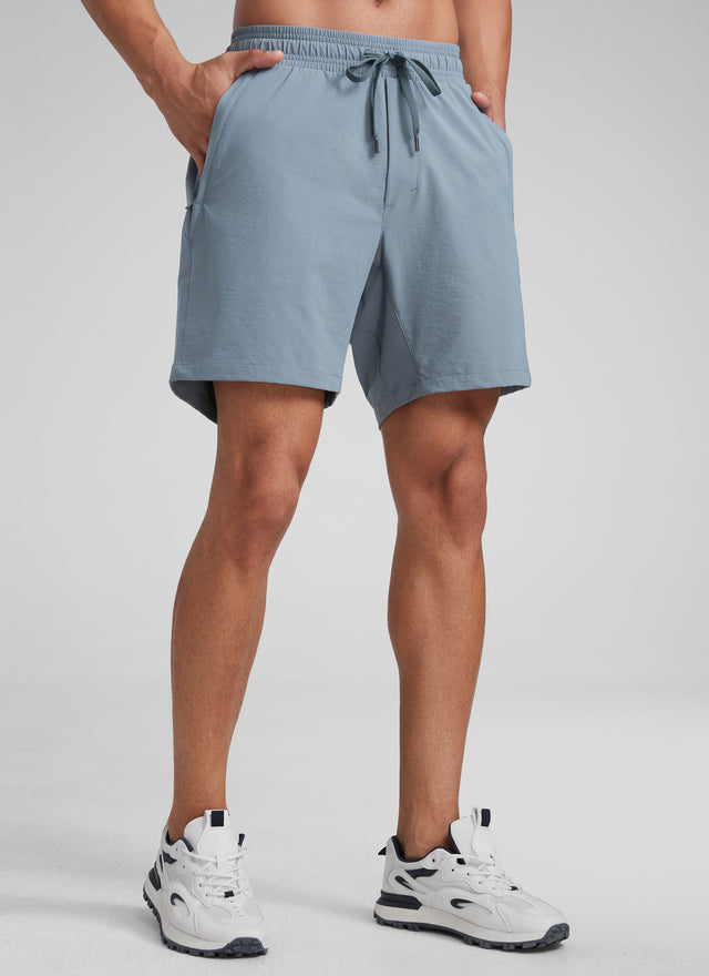 CRZ YOGA Men‘s Workout Water Resistant Short 7