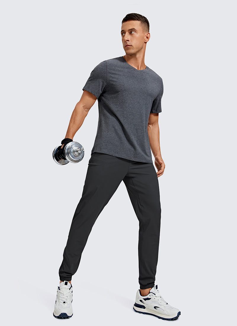 CRZ YOGA Men's Running Slim Fit Lightweight Joggers 29