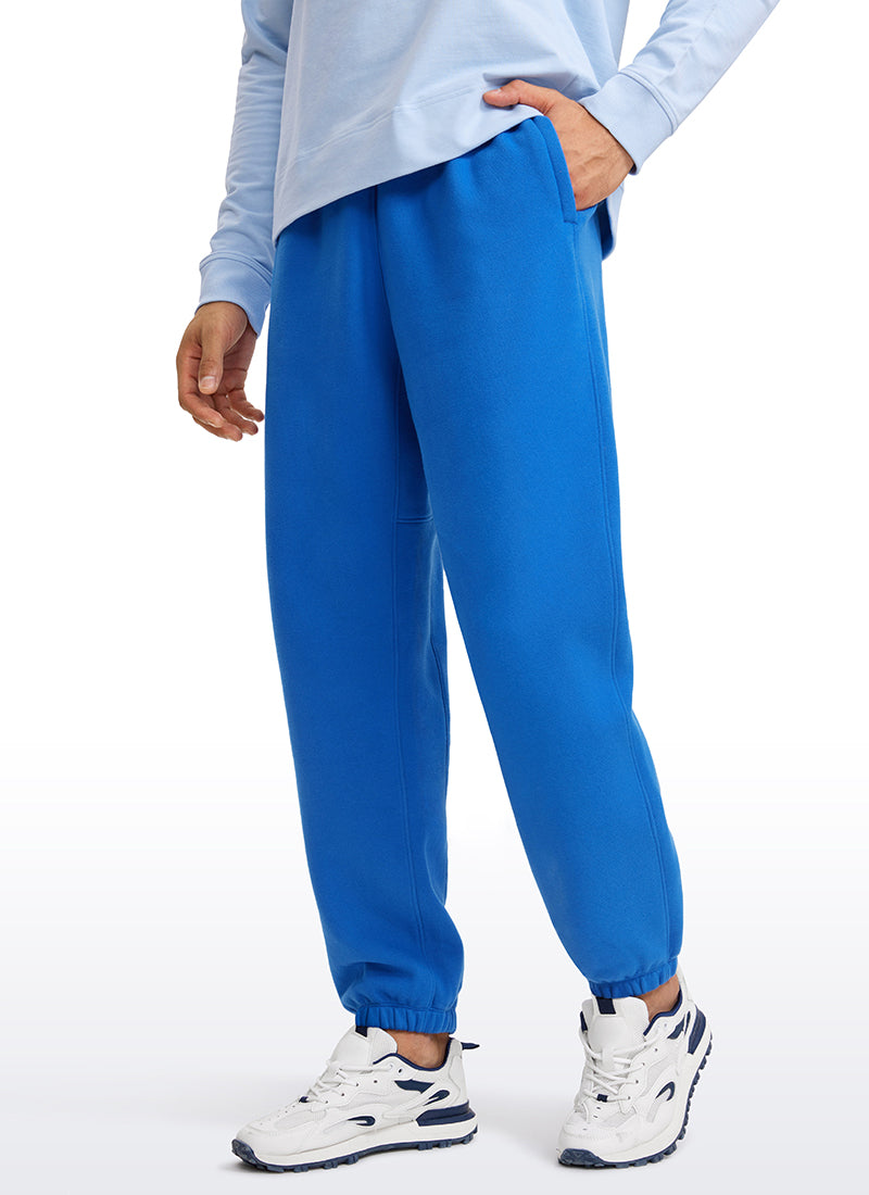 Cotton Fleece Sweatpants with Pockets 32''