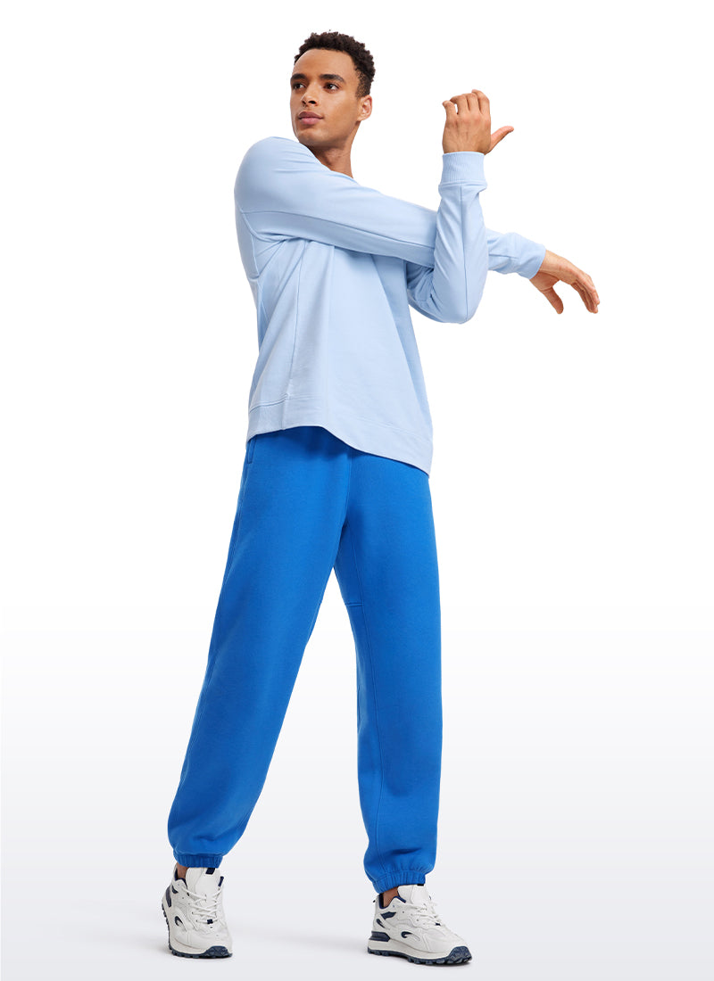 Cotton Fleece Sweatpants with Pockets 32''