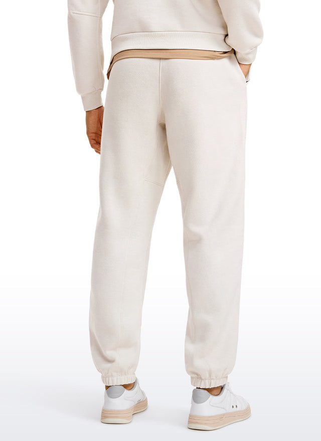 Cotton Fleece Sweatpants with Pockets 32''