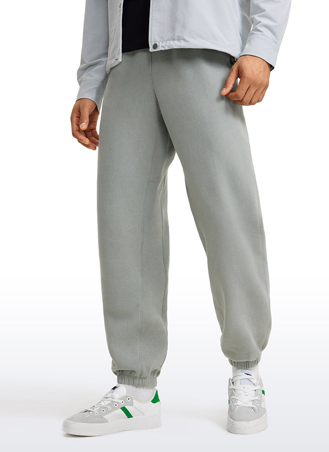 Cotton Fleece Sweatpants with Pockets 32''