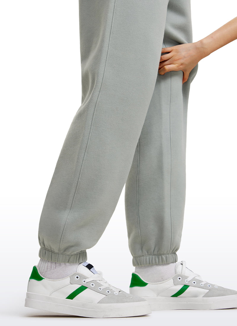 Cotton Fleece Sweatpants with Pockets 32''