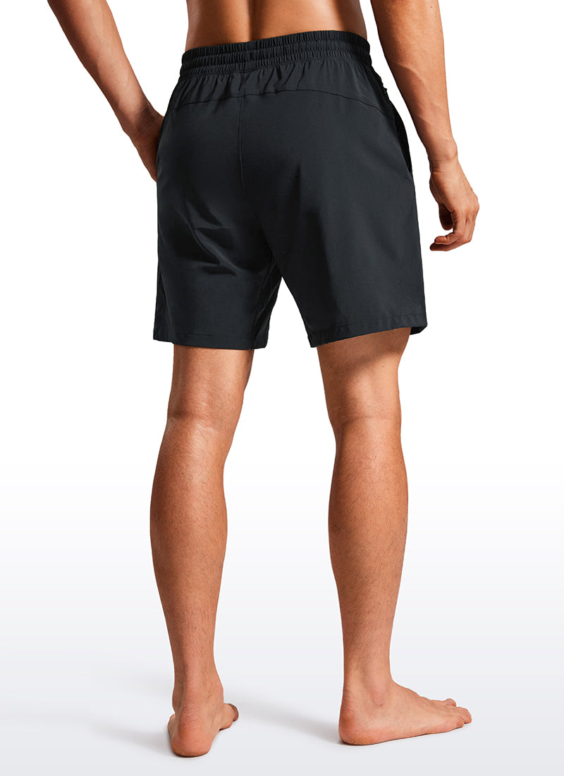 Feathery-Fit Swim Trunks 7'' with Zipper Pockets