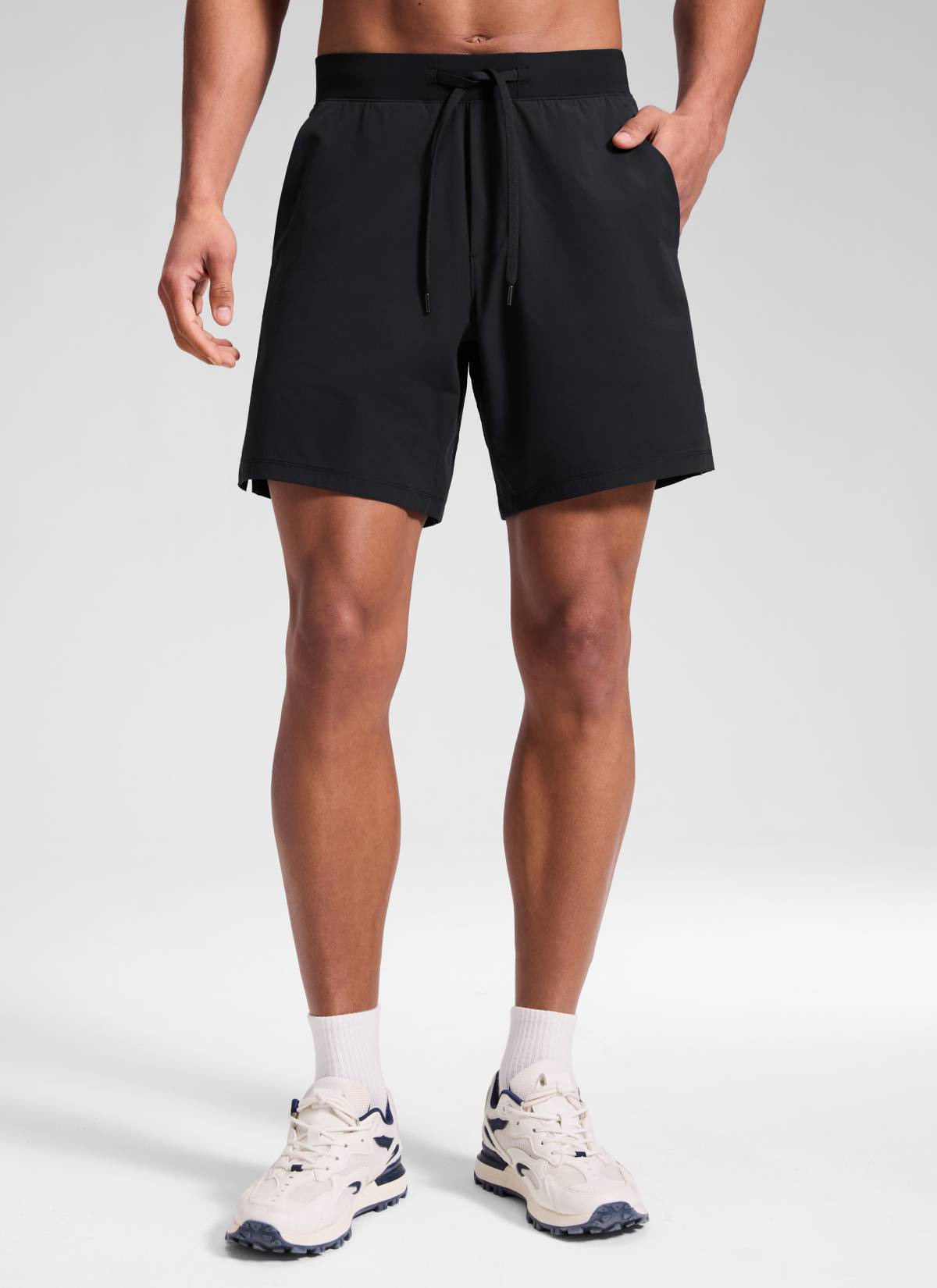 CRZ YOGA Men's Motion Workout Classic FIt Quick Dry Pocket Shorts  7