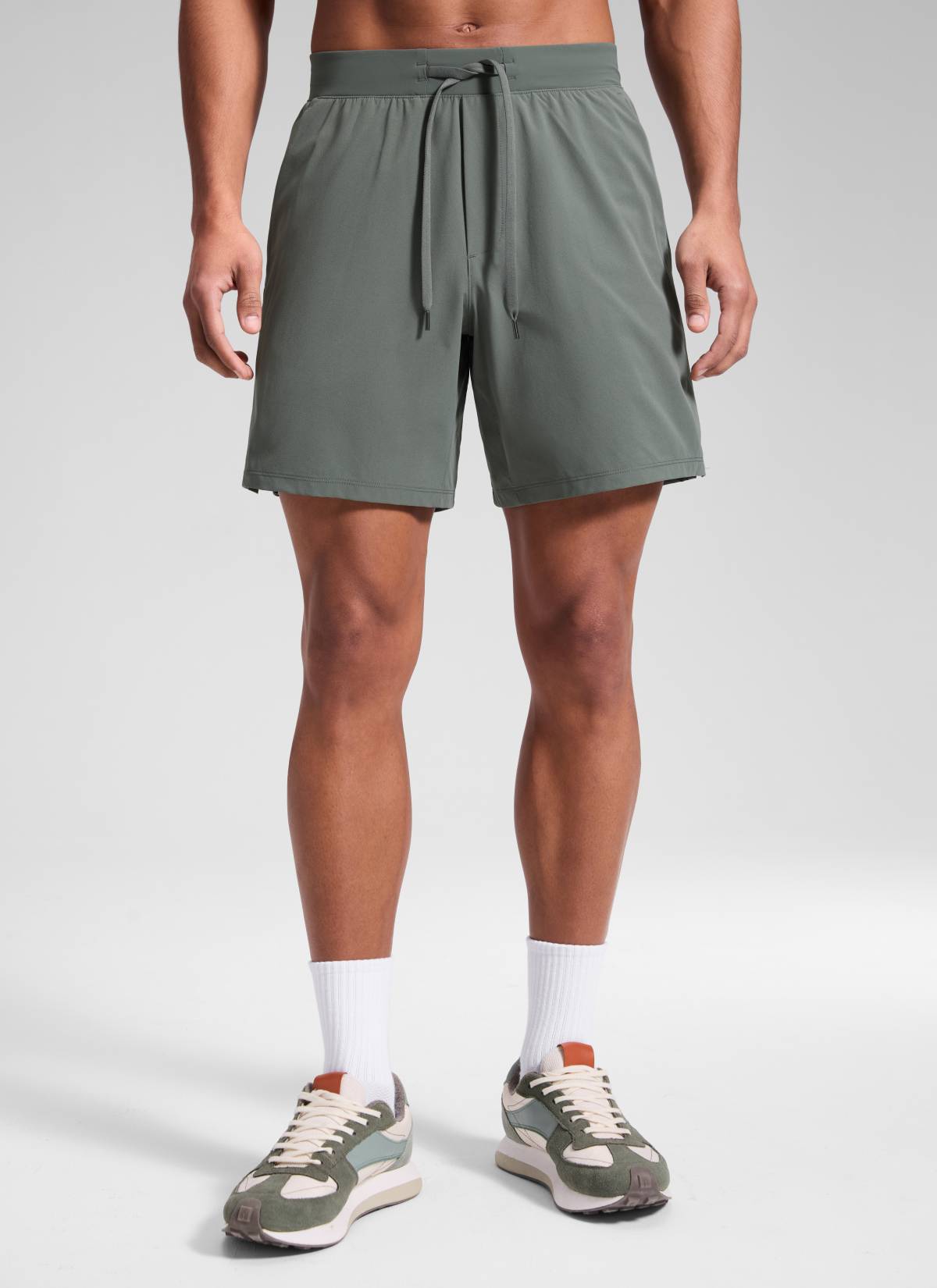 CRZ YOGA Men's Motion Workout Classic FIt Quick Dry Pocket Shorts  7
