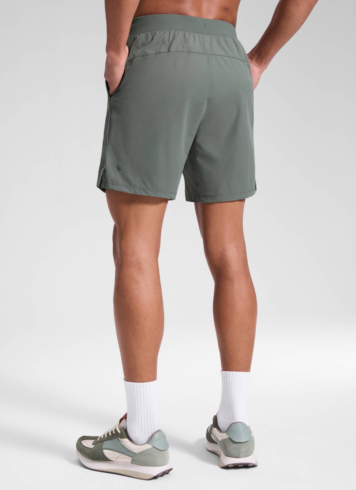 CRZ YOGA Men's Motion Workout Classic FIt Quick Dry Pocket Shorts  7