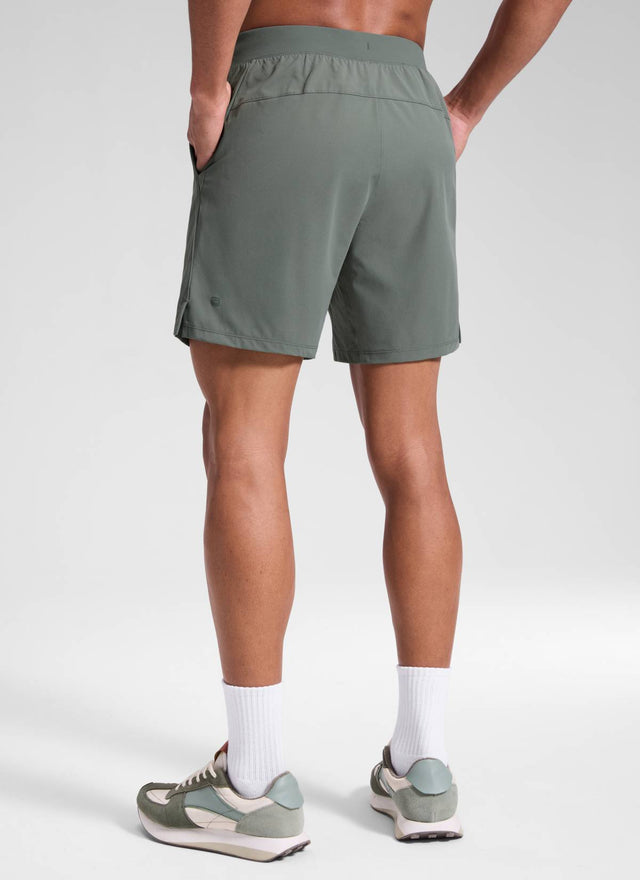 CRZ YOGA Men's Motion Workout Classic FIt Quick Dry Pocket Shorts  7