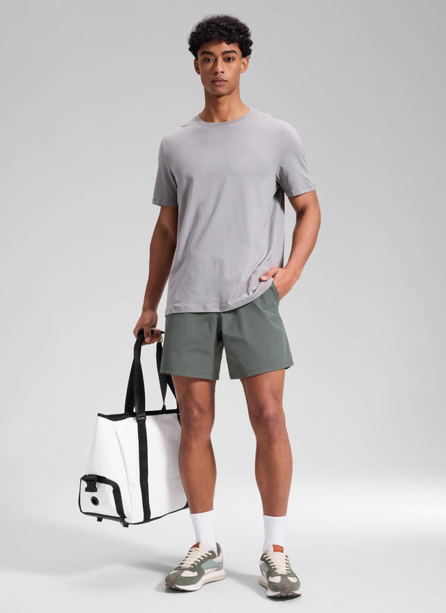 CRZ YOGA Men's Motion Workout Classic FIt Quick Dry Pocket Shorts  7