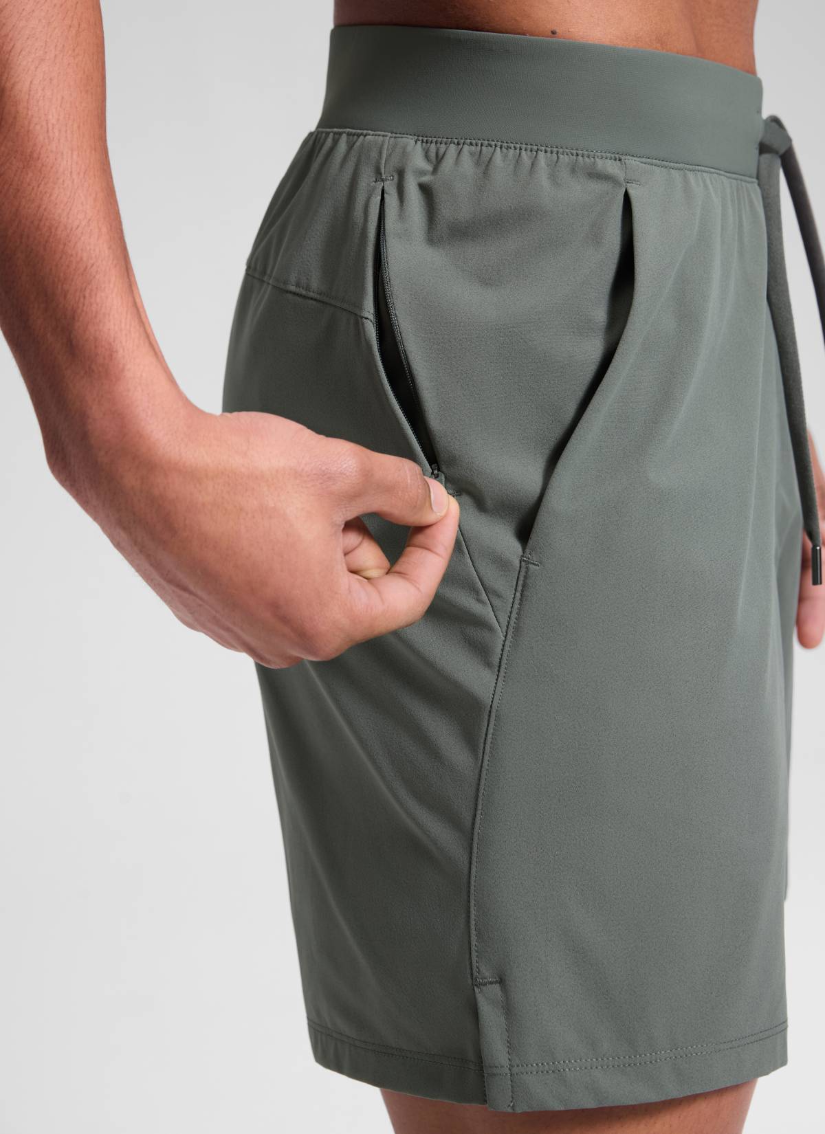 CRZ YOGA Men's Motion Workout Classic FIt Quick Dry Pocket Shorts  7