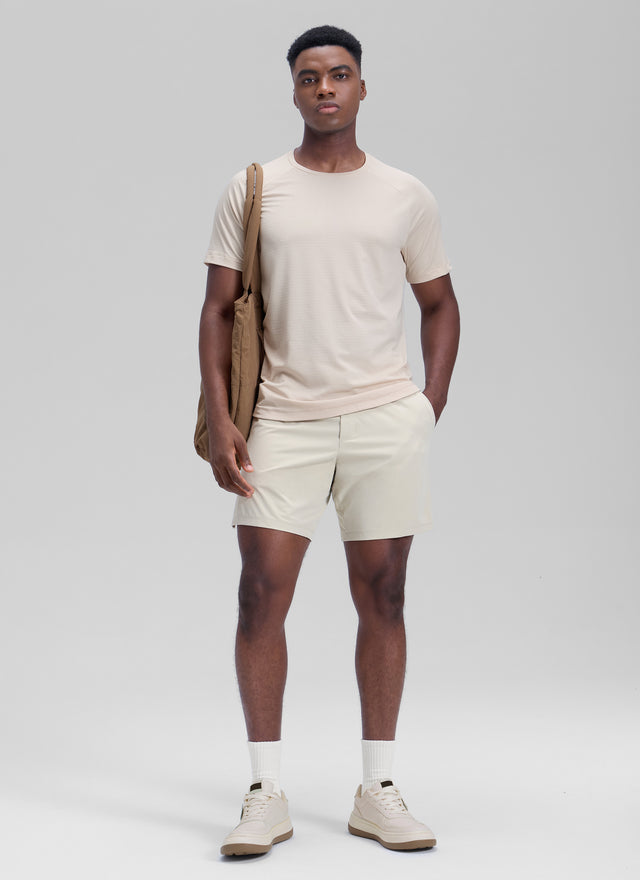 CRZ YOGA Men's Motion Workout Classic FIt Quick Dry Pocket Shorts  7