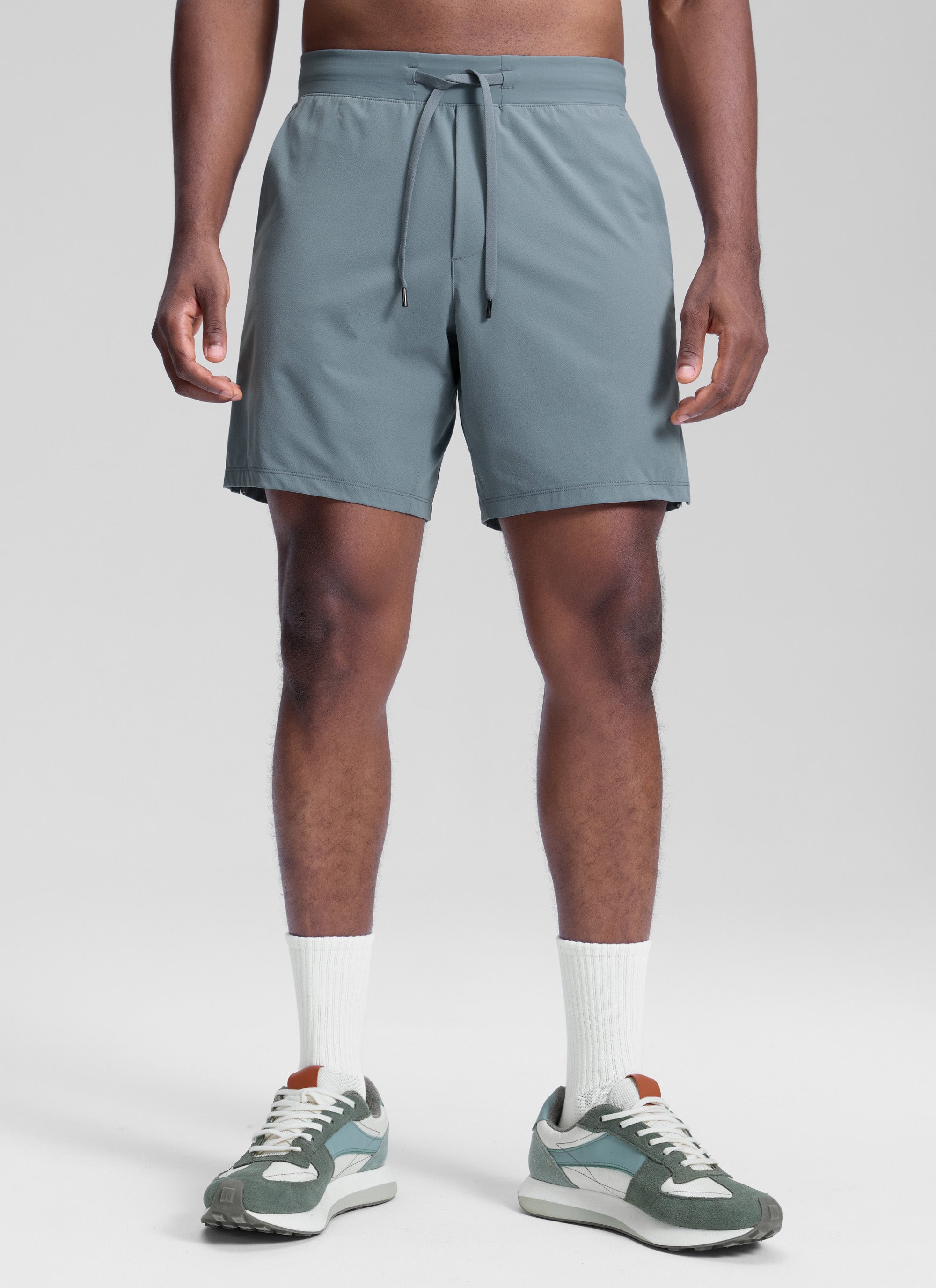 CRZ YOGA Men's Motion Workout Classic FIt Quick Dry Pocket Shorts  7
