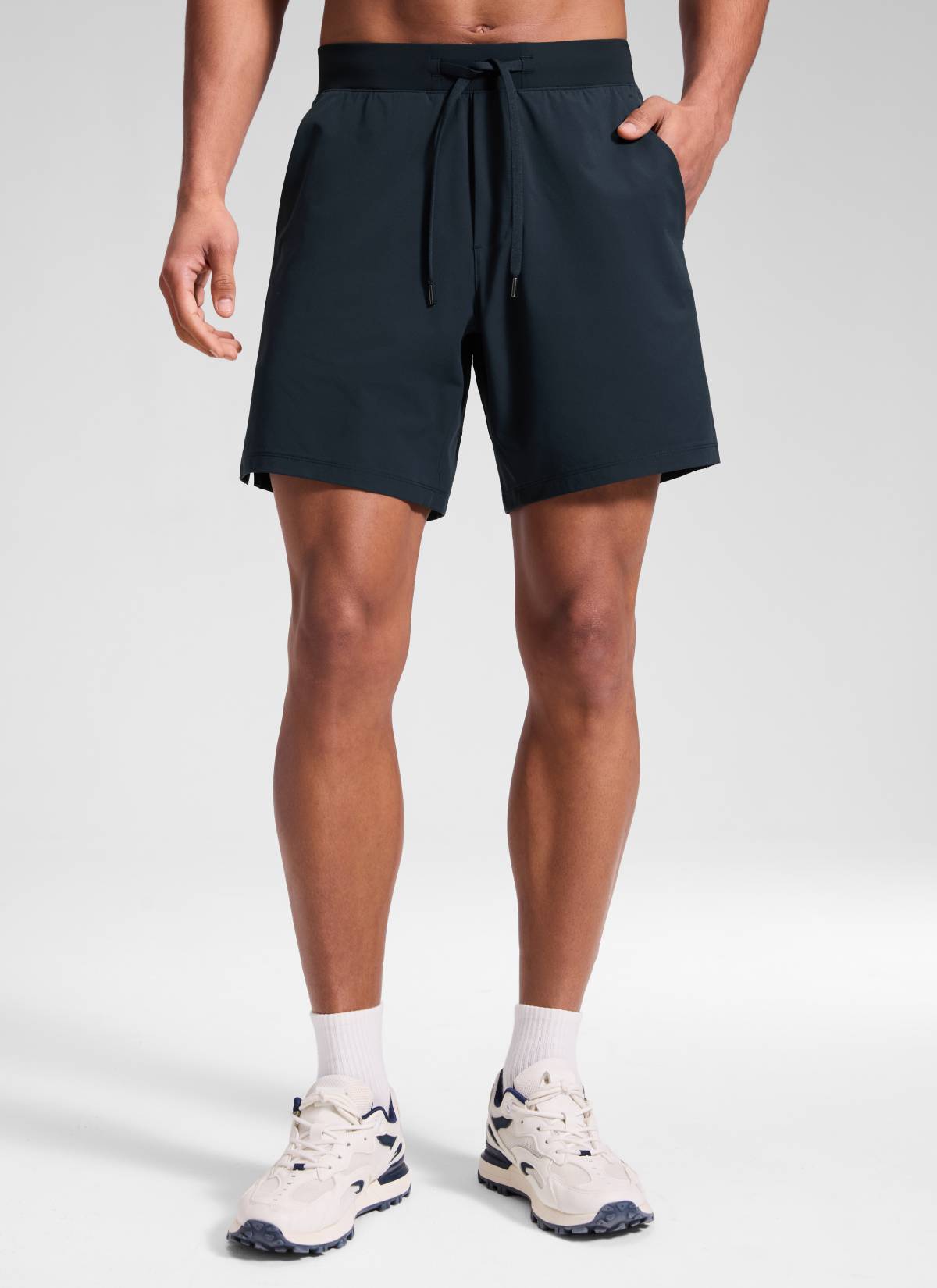 CRZ YOGA Men's Motion Workout Classic FIt Quick Dry Pocket Shorts  7