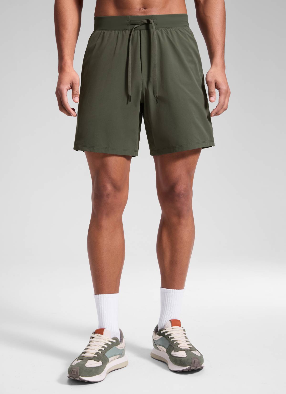 CRZ YOGA Men's Motion Workout Classic FIt Quick Dry Pocket Shorts  7