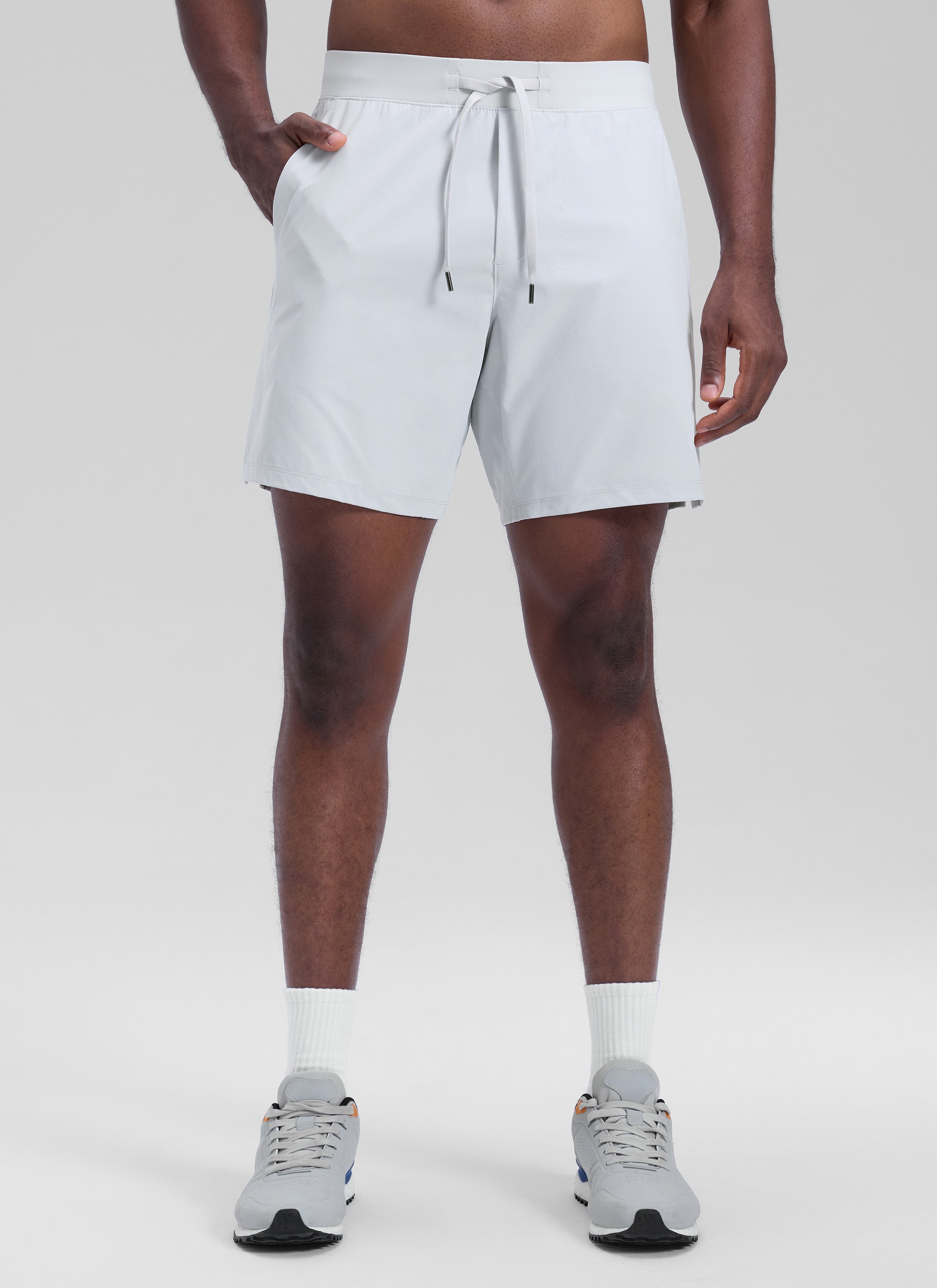CRZ YOGA Men's Motion Workout Classic FIt Quick Dry Pocket Shorts  7