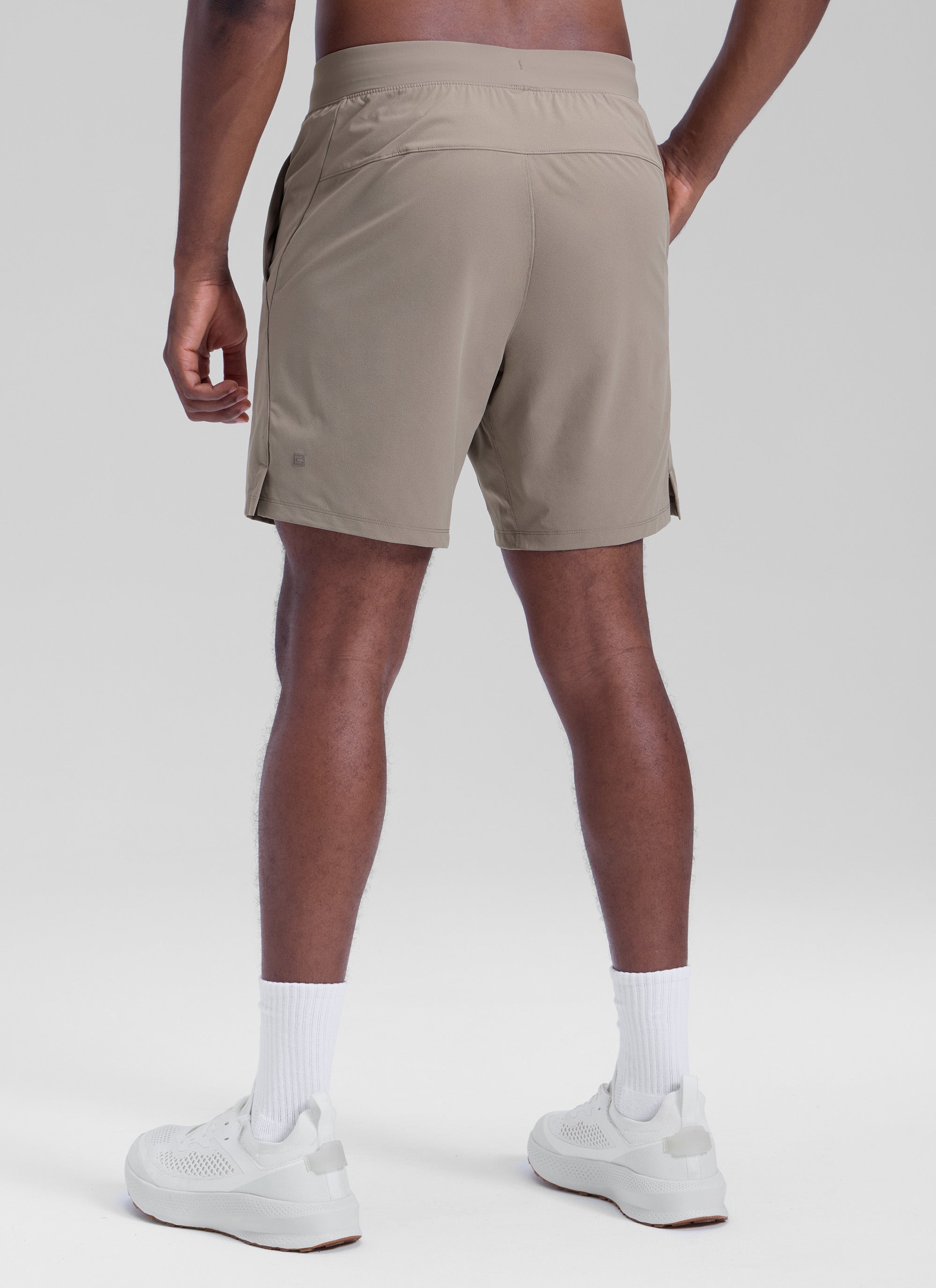 CRZ YOGA Men's Motion Workout Classic FIt Quick Dry Pocket Shorts  7