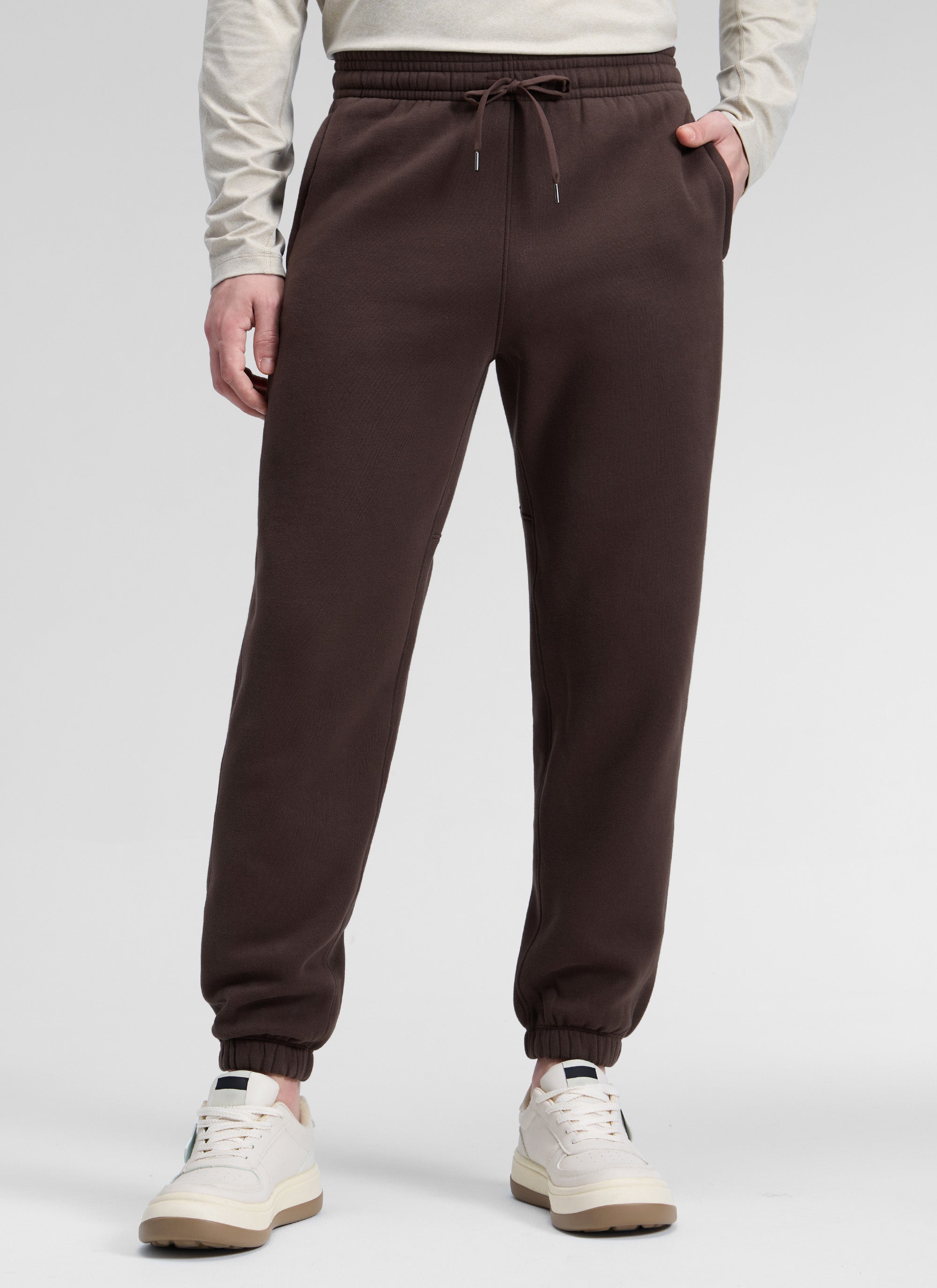 CRZ YOGA Mens Classic Fit Zipper Pockets Sweatpants 30