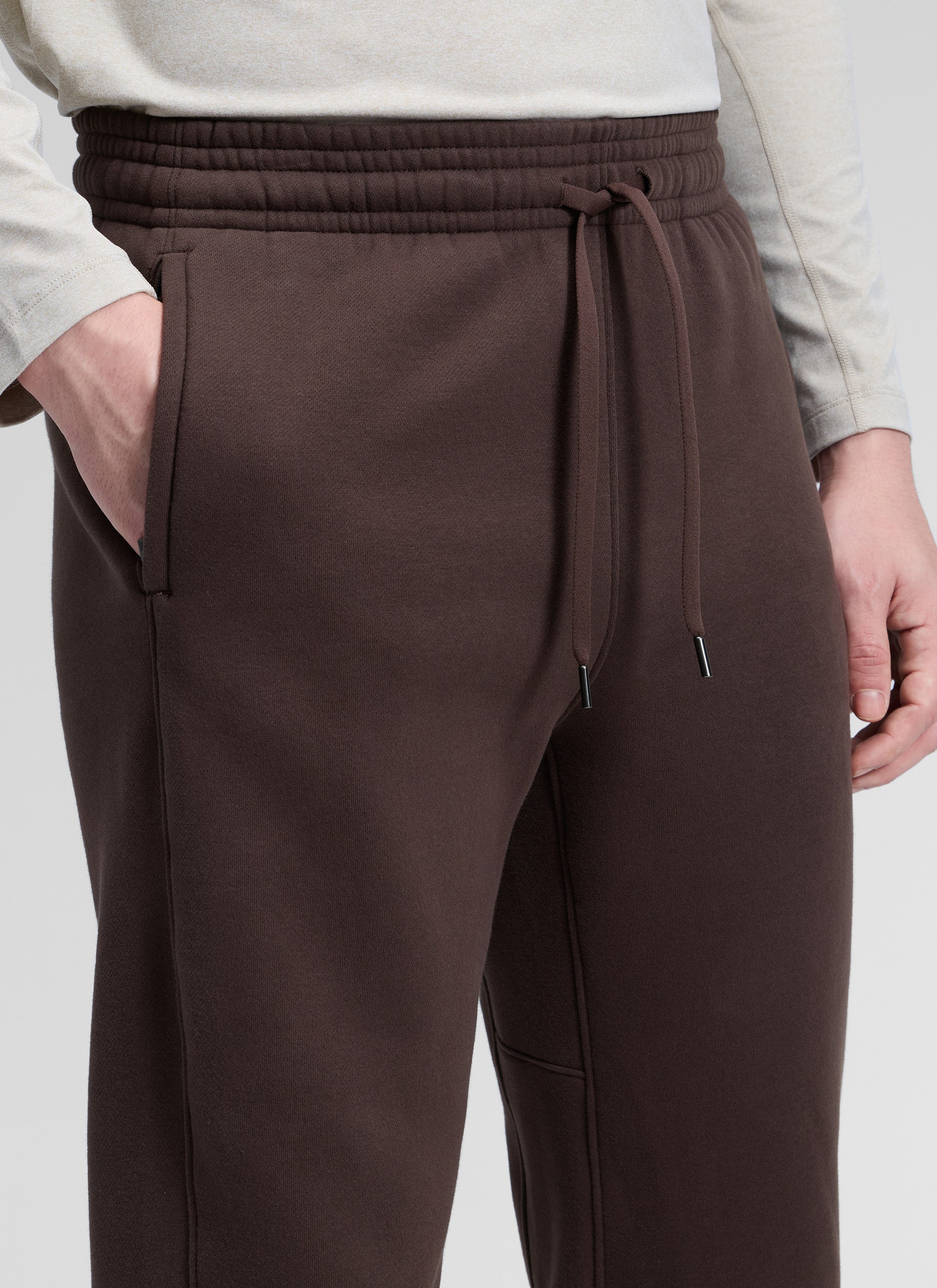 CRZ YOGA Mens Classic Fit Zipper Pockets Sweatpants 30