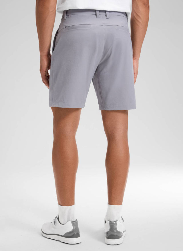 CRZ YOGA Men's Stretch Cotton Golf Mid Rise Pocket Chino Shorts 7