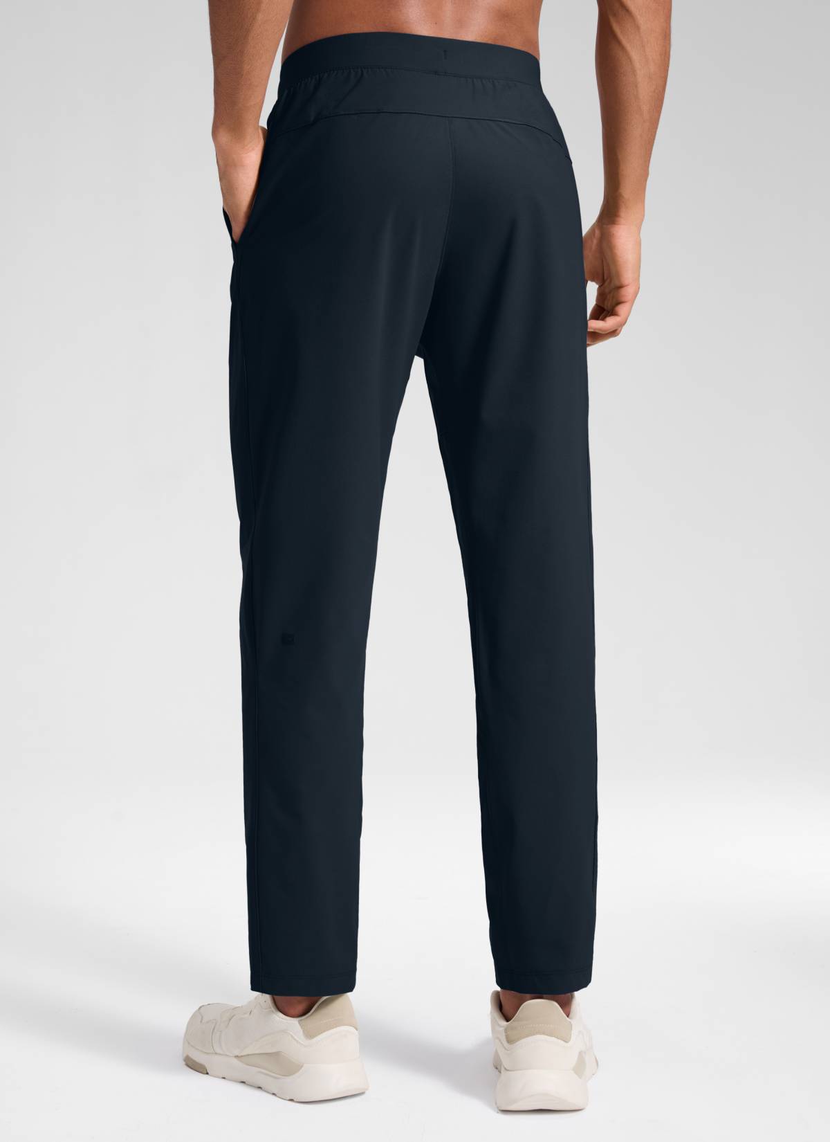 CRZ YOGA Mens Motion Workout Daily Mid Rise Drawstring Pocket Pant 30