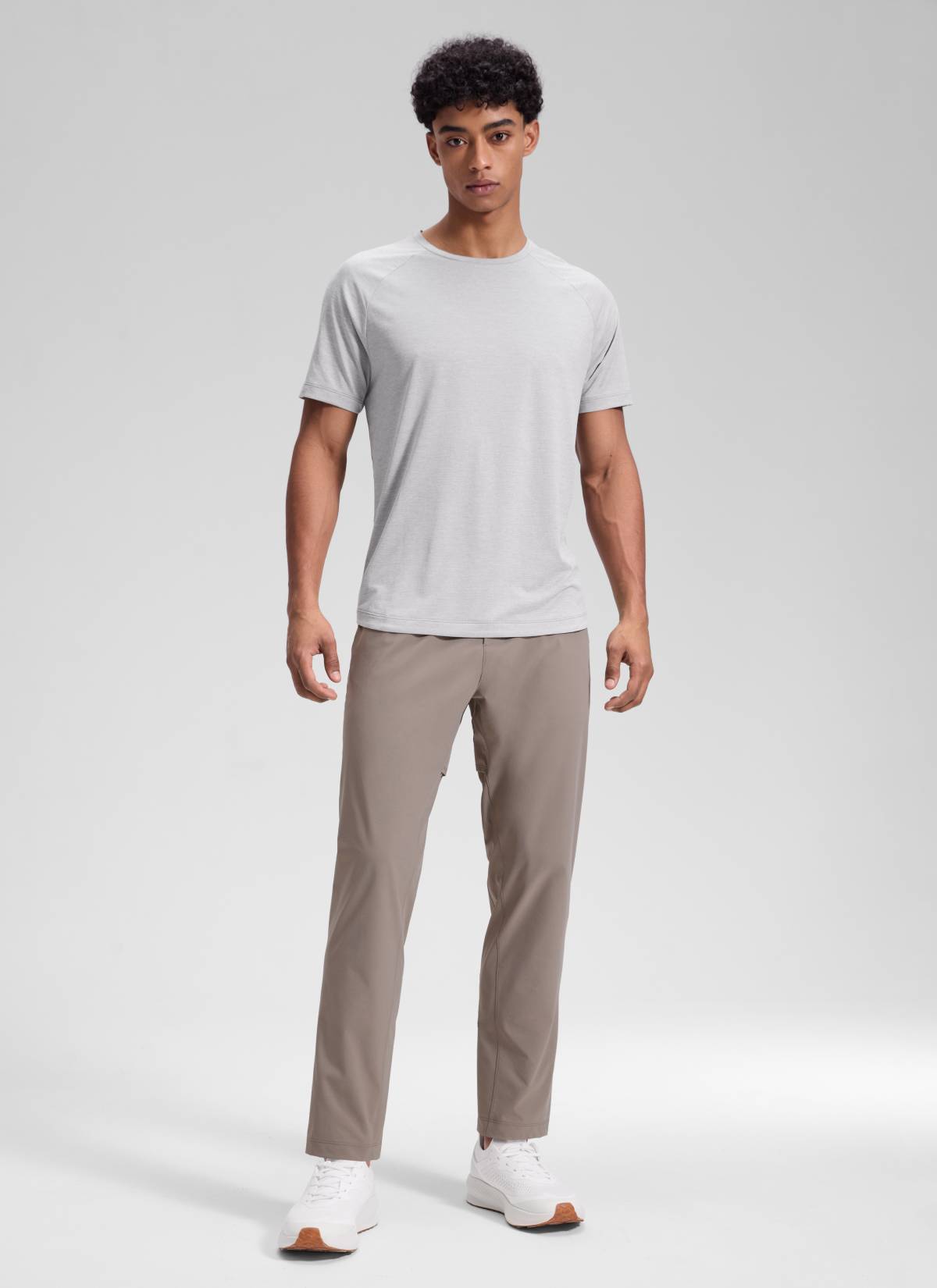 CRZ YOGA Mens Motion Workout Daily Mid Rise Drawstring Pocket Pant 30