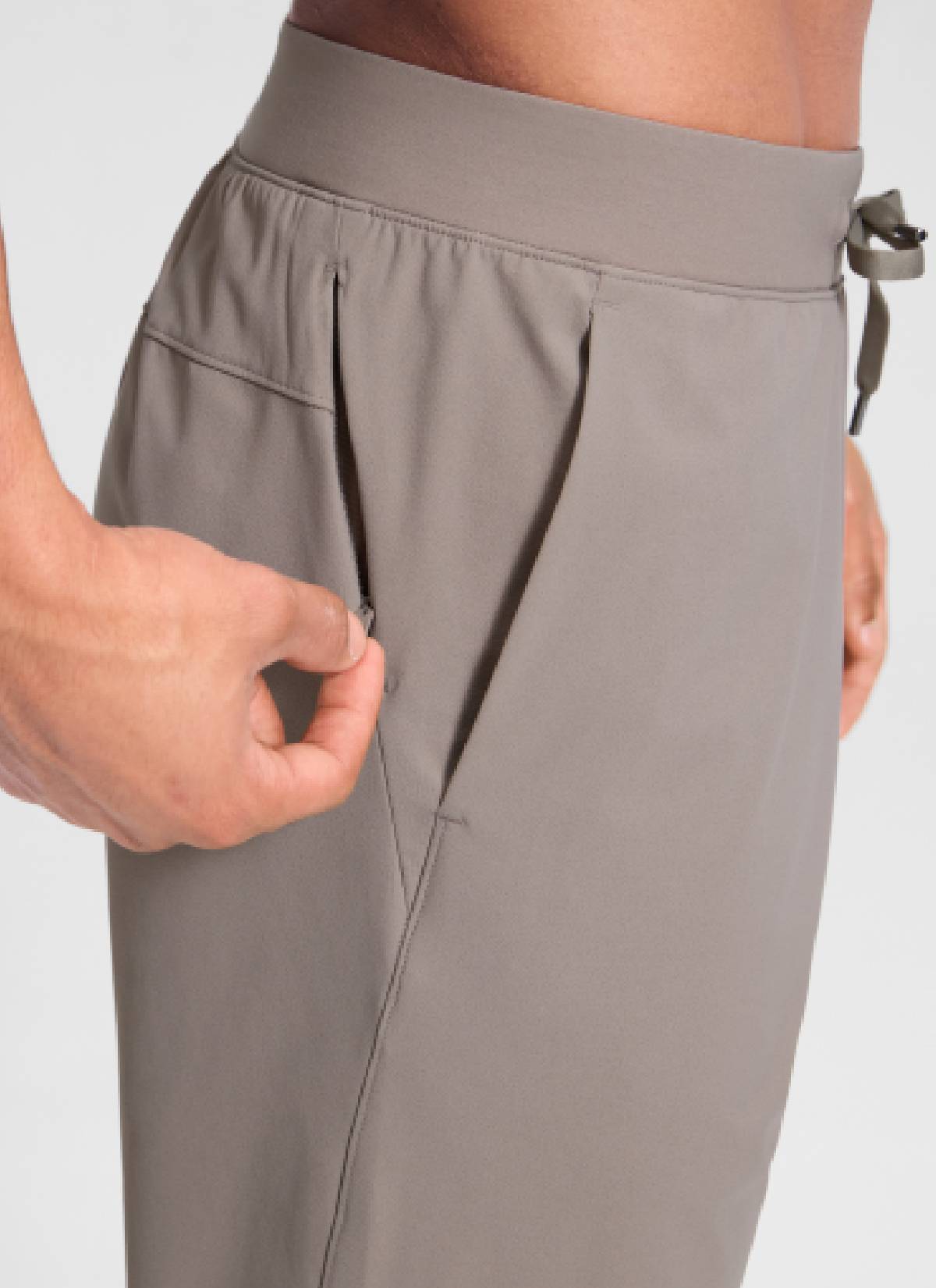 CRZ YOGA Mens Motion Workout Daily Mid Rise Drawstring Pocket Pant 30