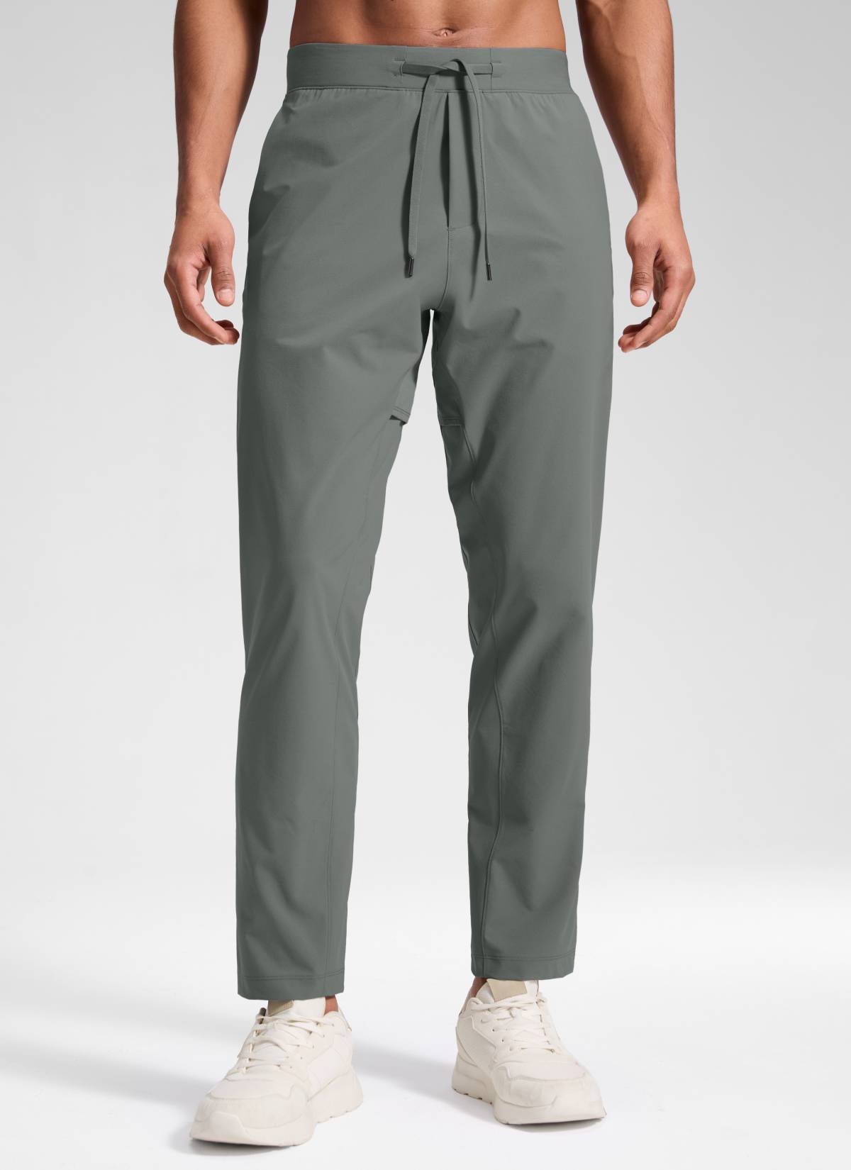 CRZ YOGA Mens Motion Workout Daily Mid Rise Drawstring Pocket Pant 30