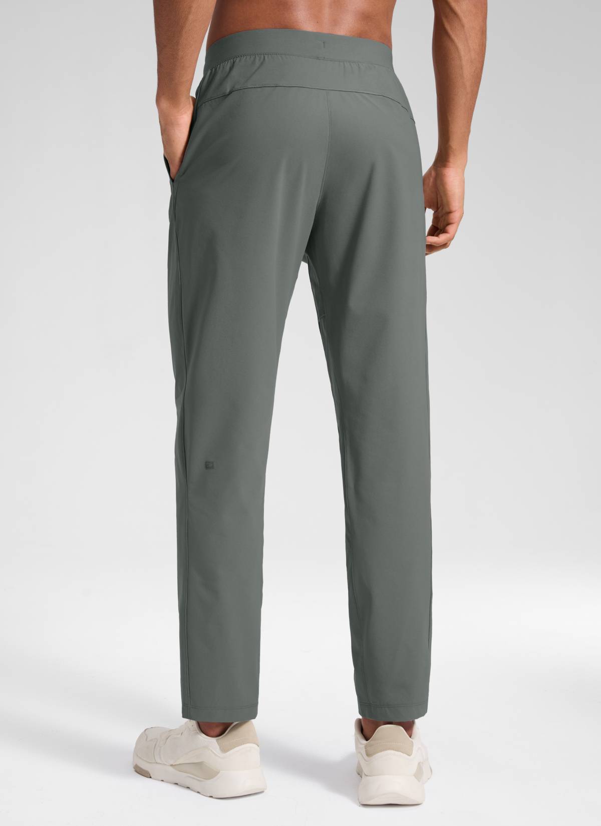 CRZ YOGA Mens Motion Workout Daily Mid Rise Drawstring Pocket Pant 30