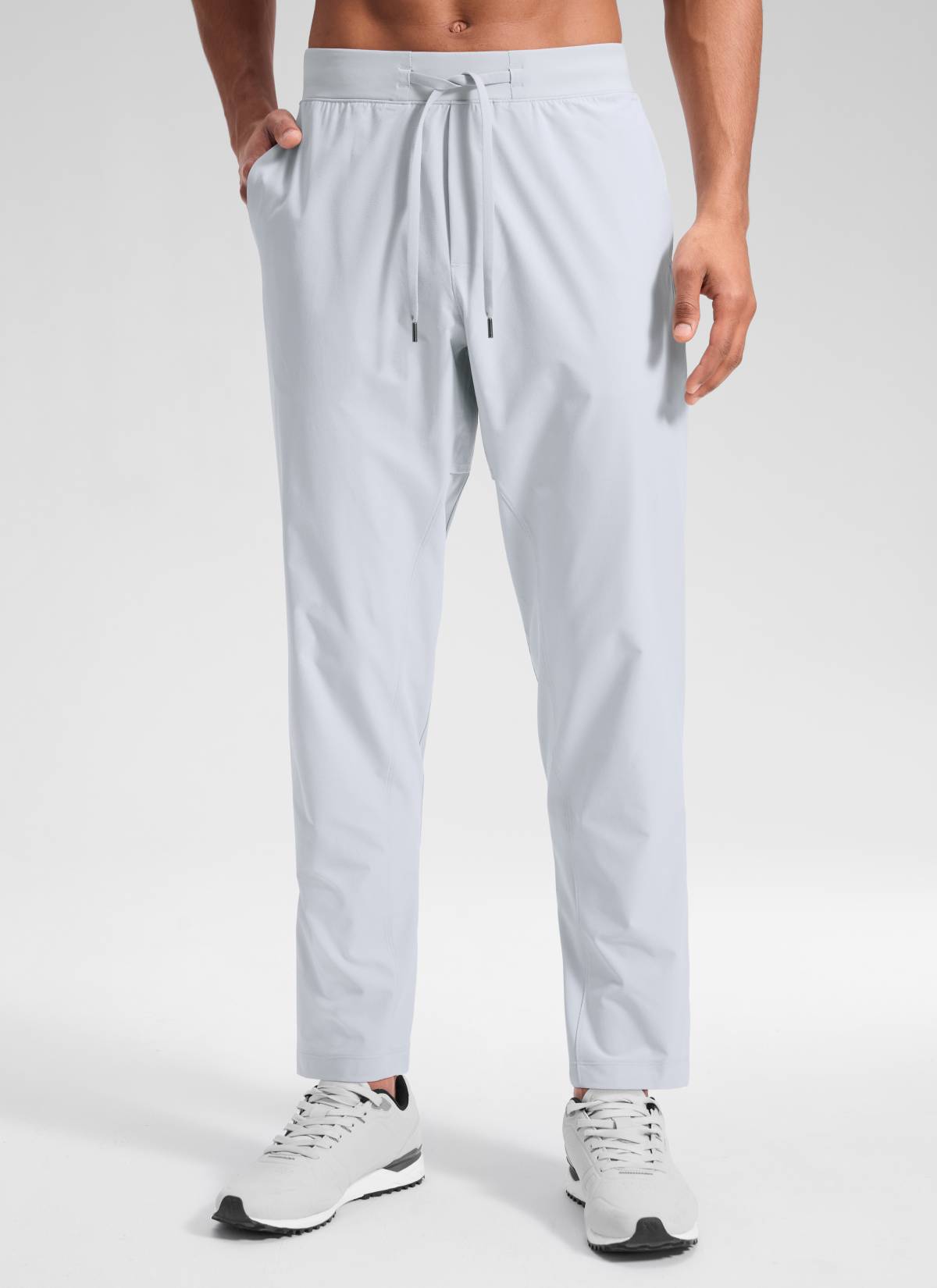 CRZ YOGA Mens Motion Workout Daily Mid Rise Drawstring Pocket Pant 30