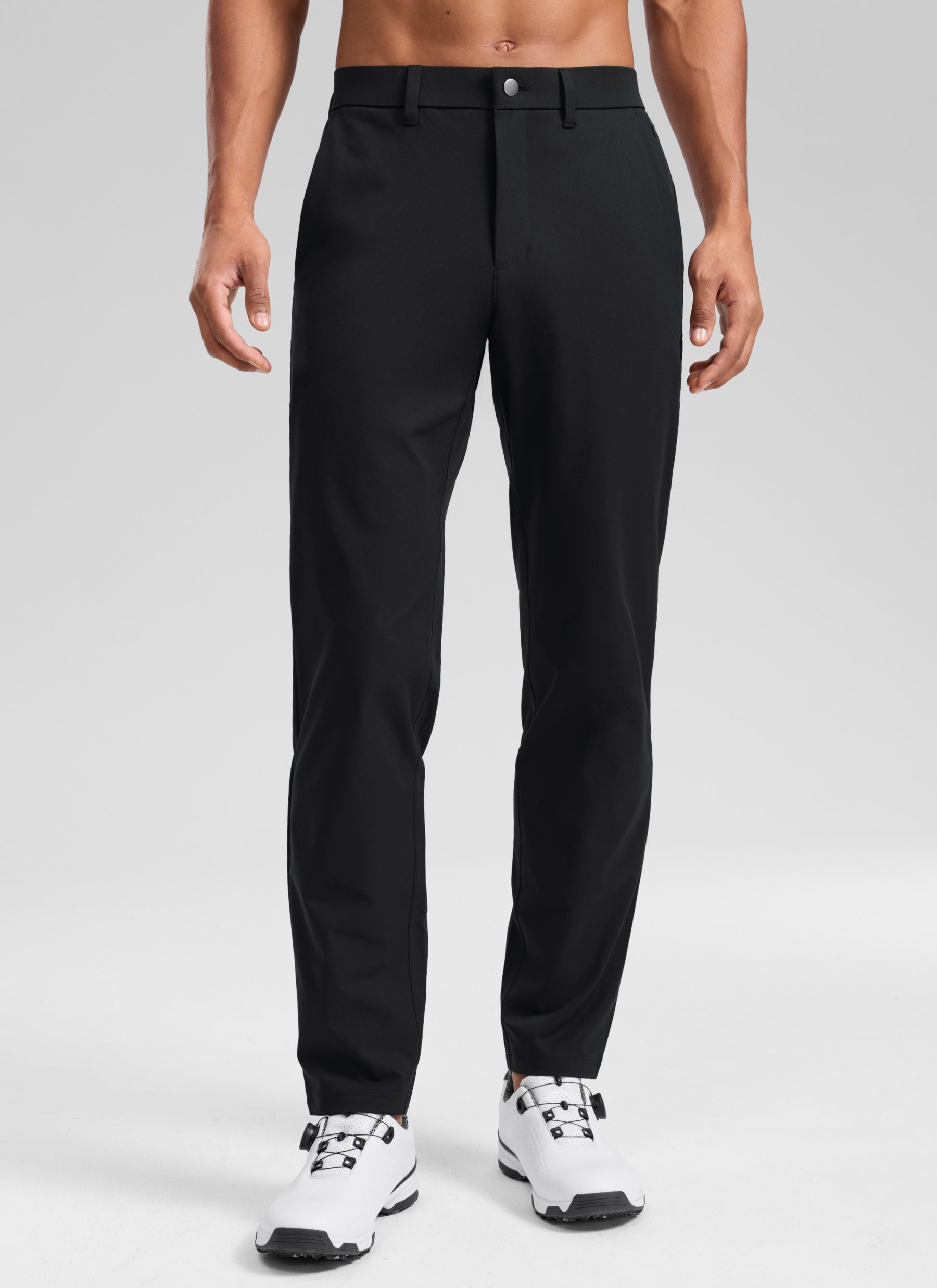 CRZ YOGA Men's BreezeLite Lightweight Golf Mid Rise Pocket Pant 32