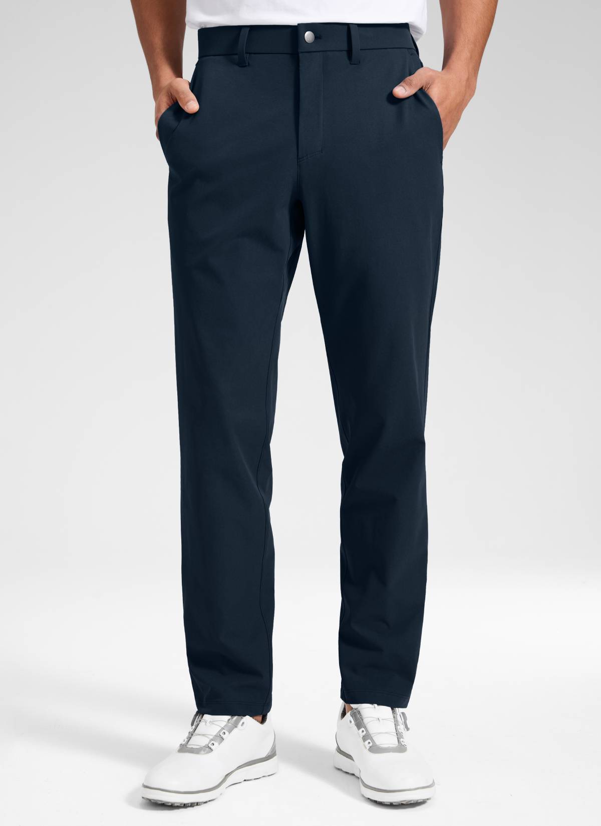 CRZ YOGA Men's BreezeLite Lightweight Golf Mid Rise Pocket Pant 32