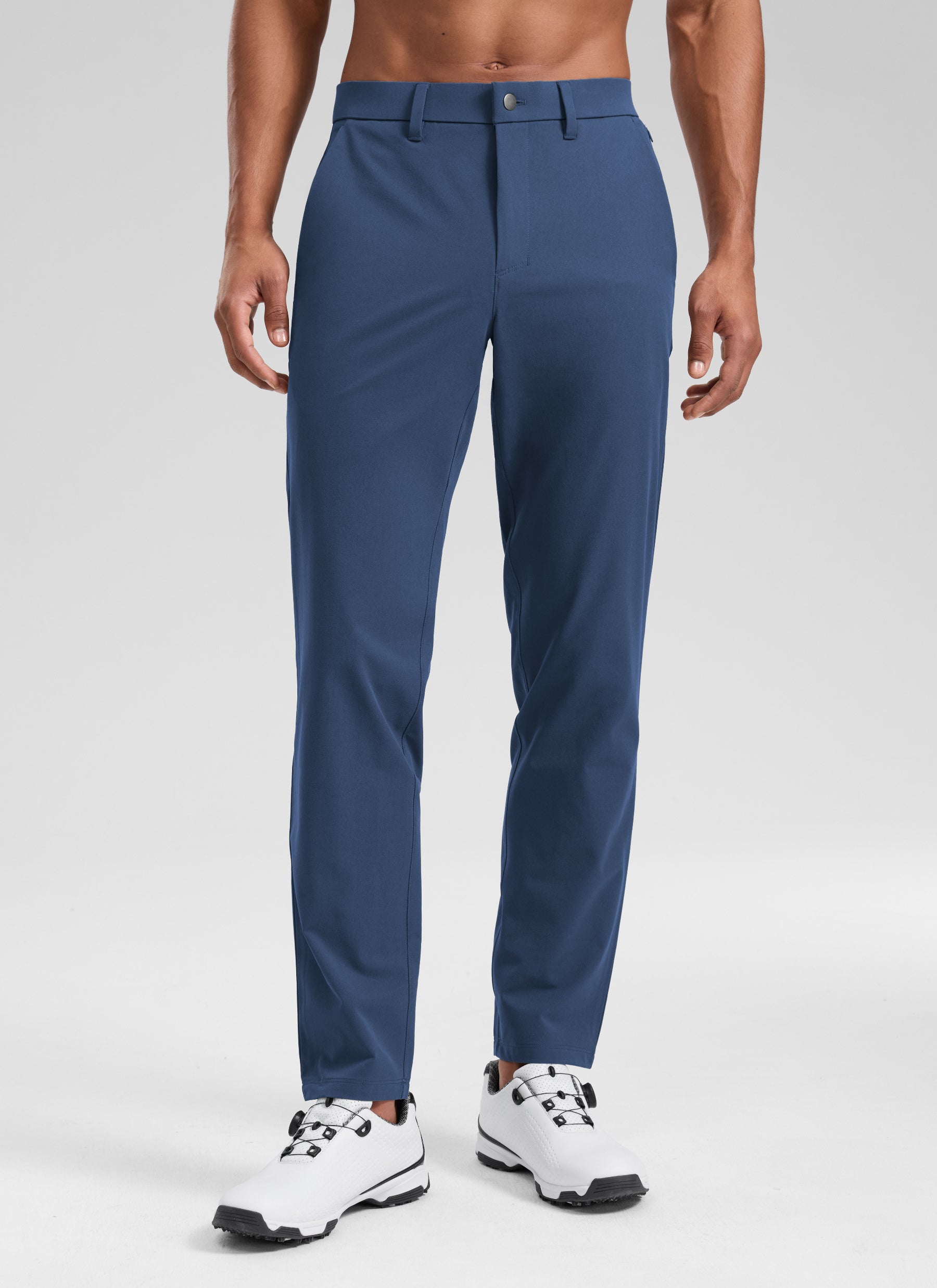 CRZ YOGA Men's BreezeLite Lightweight Golf Mid Rise Pocket Pant 32