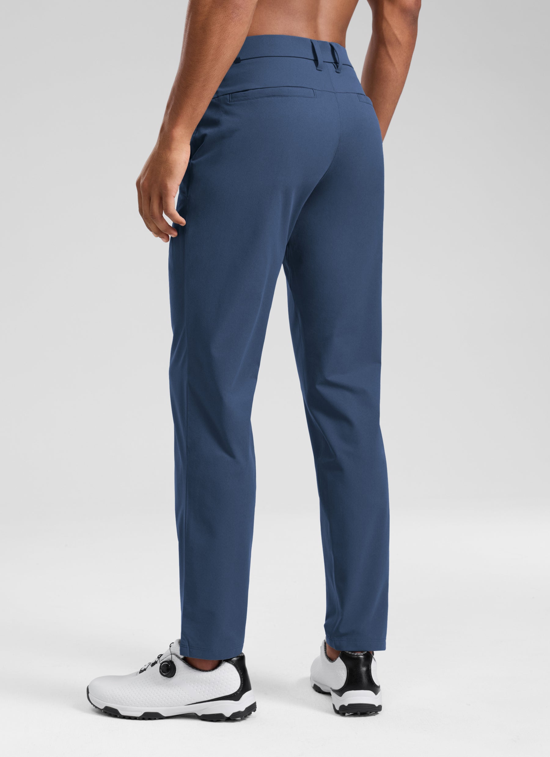 CRZ YOGA Men's BreezeLite Lightweight Golf Mid Rise Pocket Pant 32