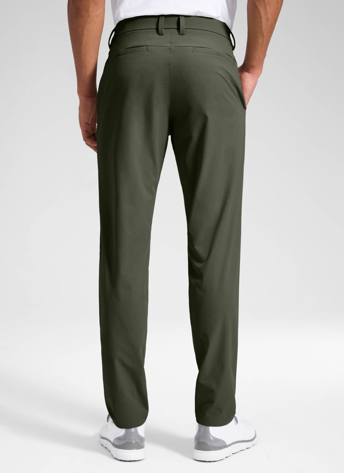 CRZ YOGA Men's BreezeLite Lightweight Golf Mid Rise Pocket Pant 32