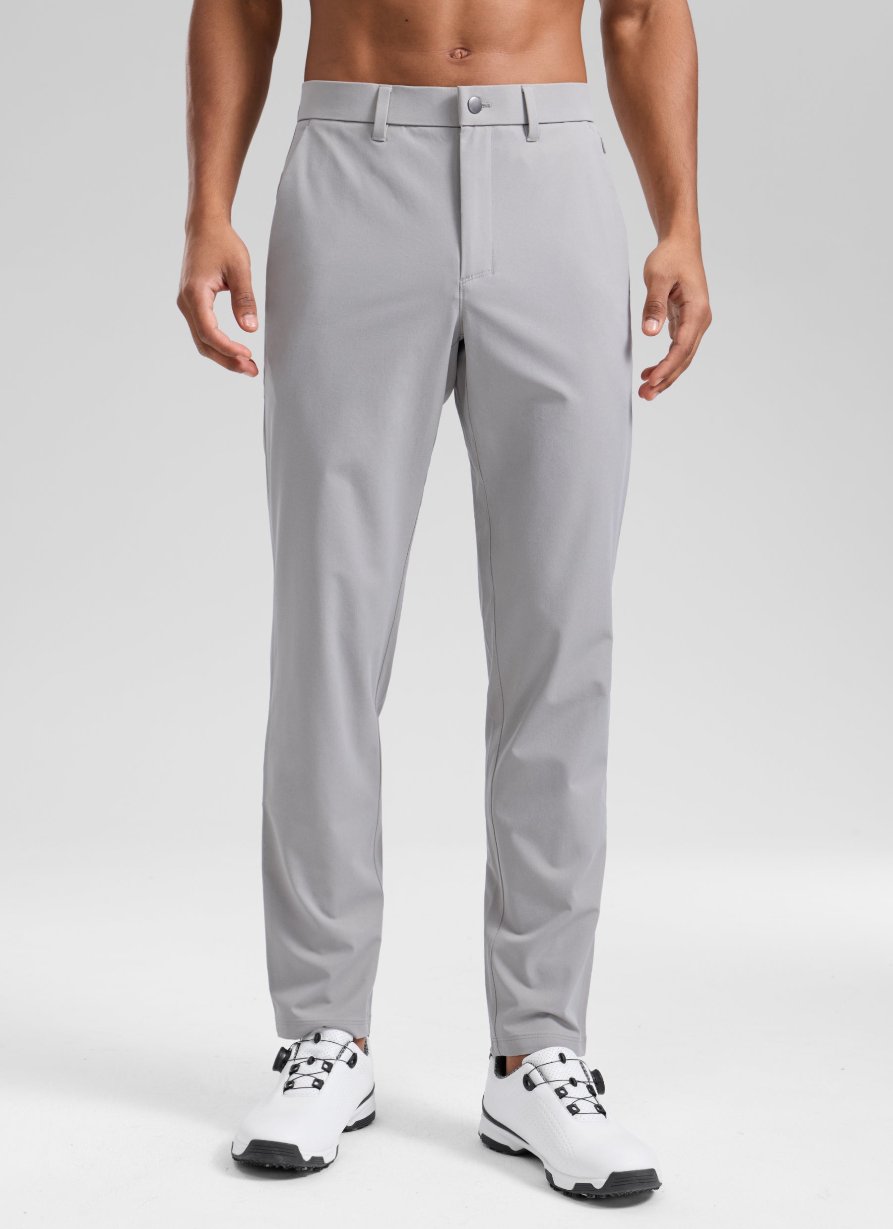 CRZ YOGA Men's BreezeLite Lightweight Golf Mid Rise Pocket Pant 30