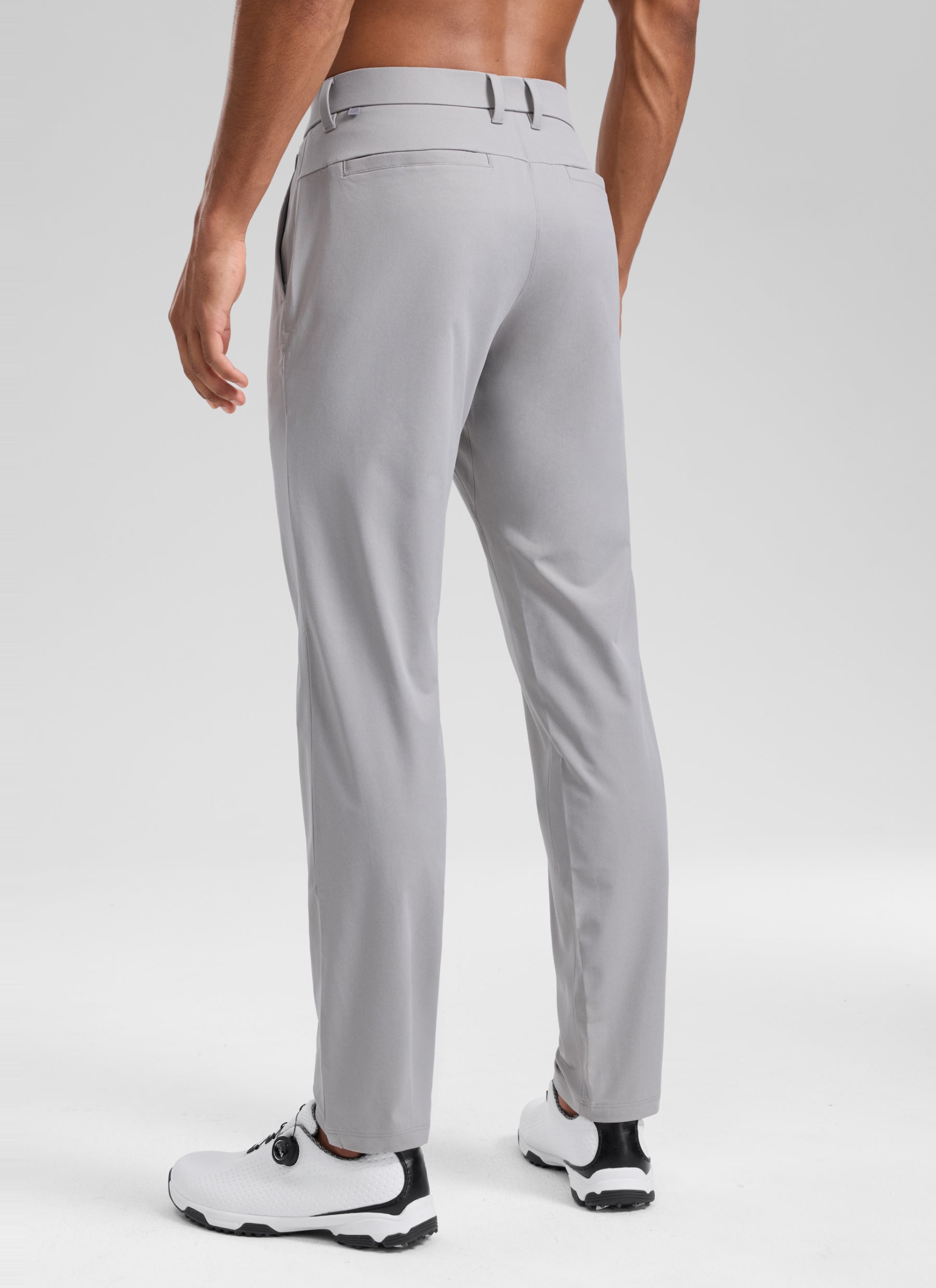 CRZ YOGA Men's BreezeLite Lightweight Golf Mid Rise Pocket Pant 30