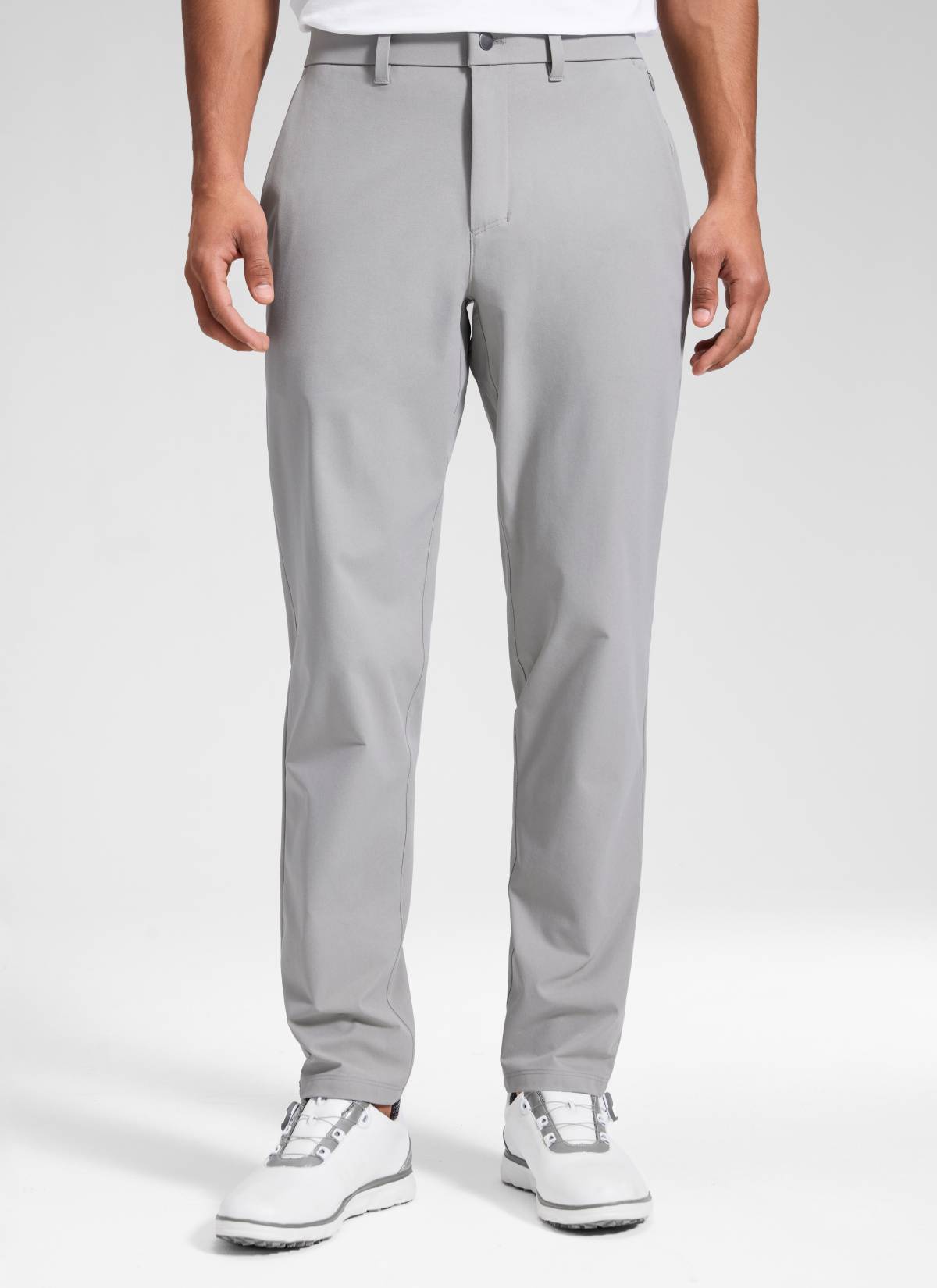 CRZ YOGA Men's BreezeLite Lightweight Golf Mid Rise Pocket Pant 32