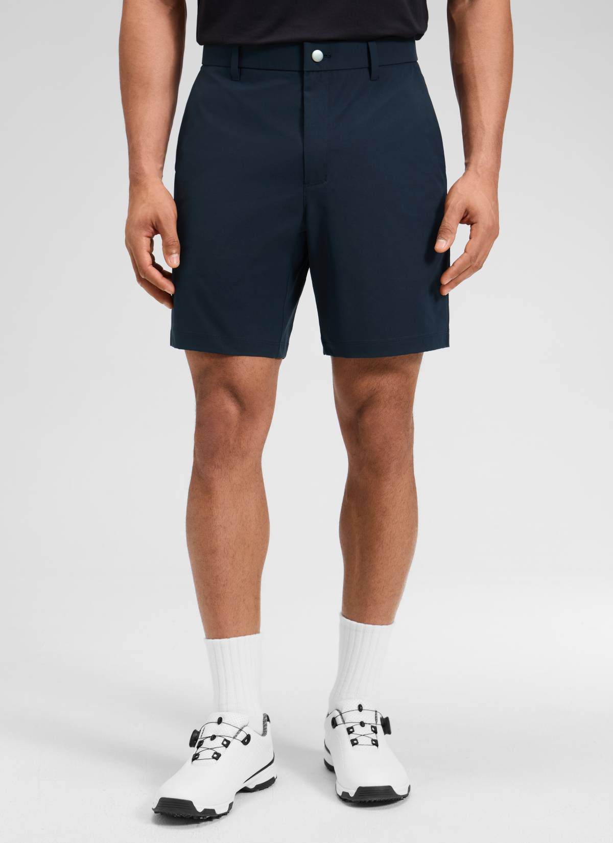 CRZ YOGA Men's BreezeLite Lightweight Golf Mid Rise Pocket Shorts 7