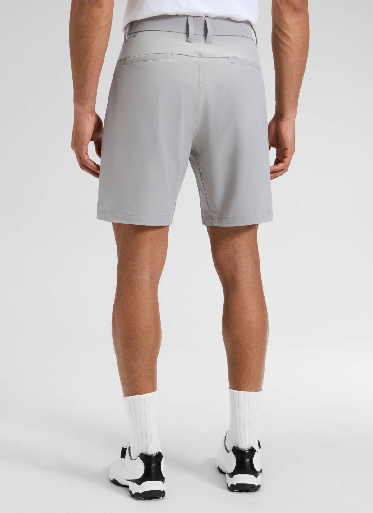 CRZ YOGA Men's BreezeLite Lightweight Golf Mid Rise Pocket Shorts 7