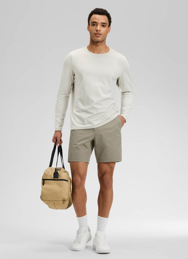 CRZ YOGA Men's BreezeLite Lightweight Golf Mid Rise Pocket Shorts 7