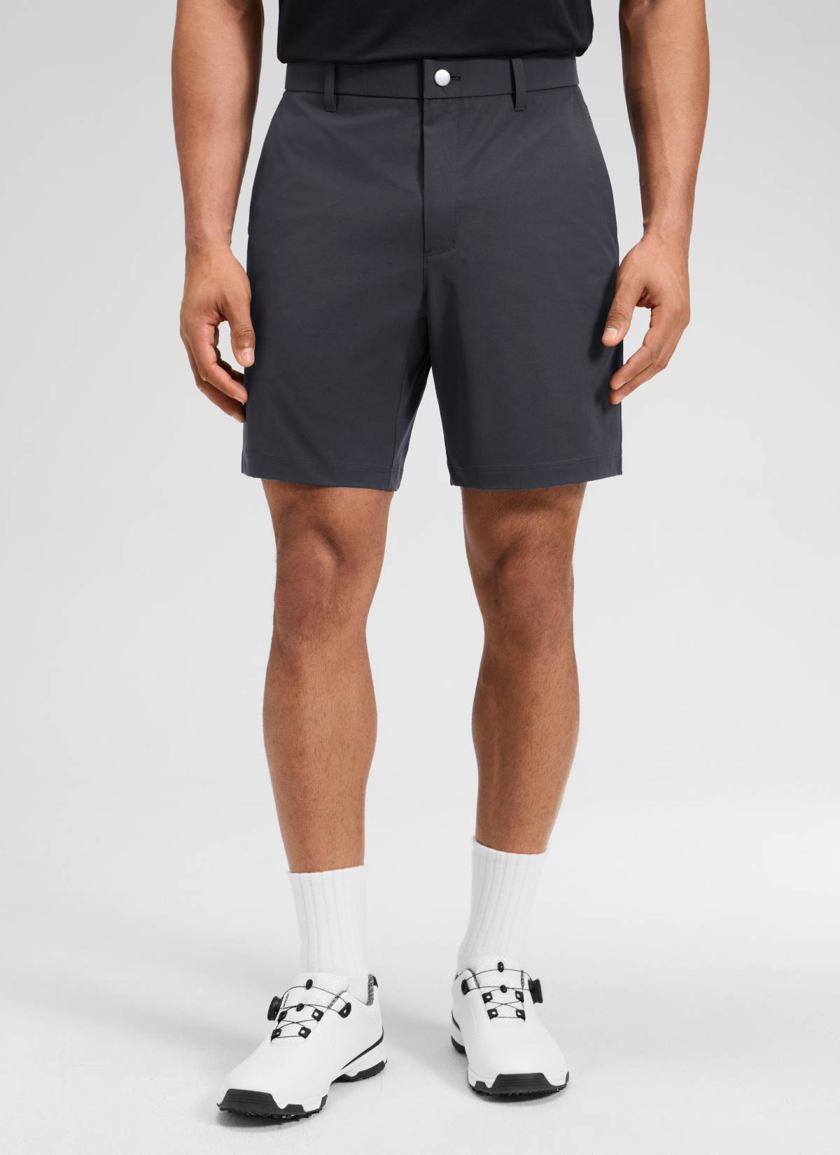 CRZ YOGA Men's BreezeLite Lightweight Golf Mid Rise Pocket Shorts 7