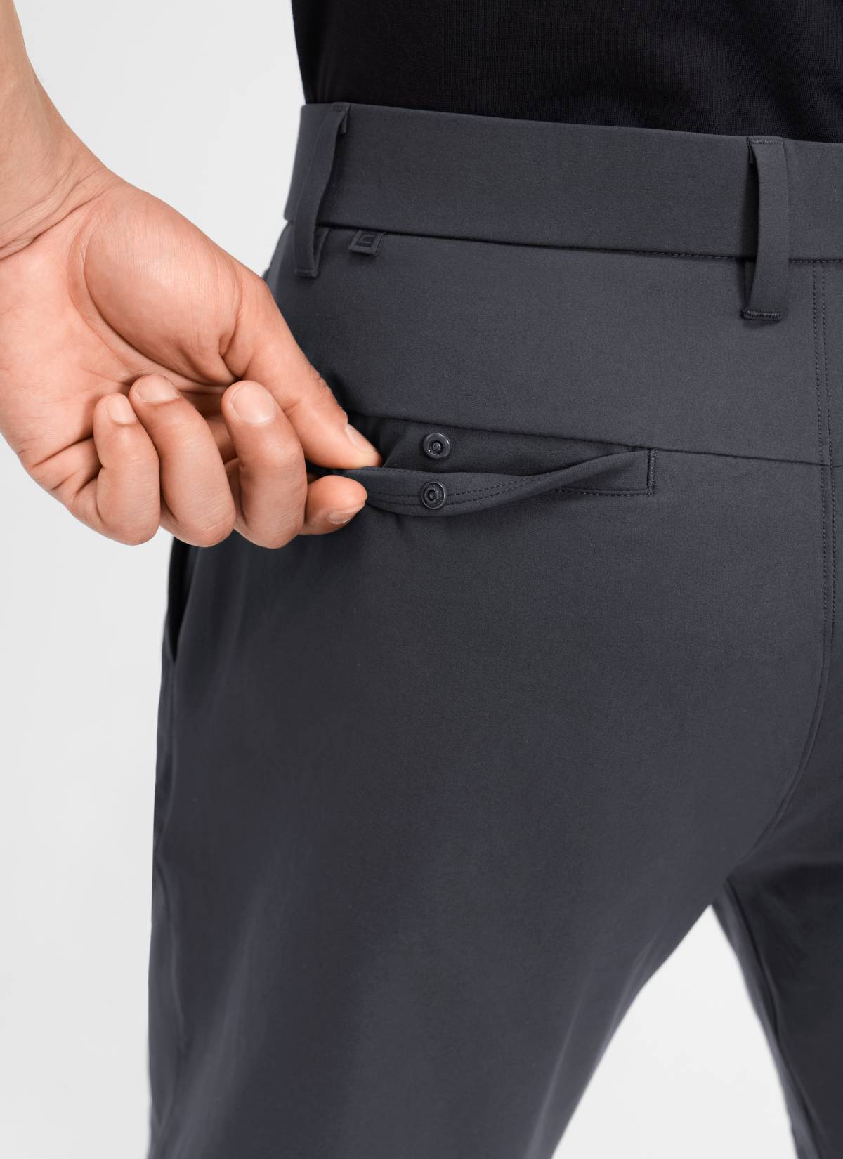 CRZ YOGA Men's BreezeLite Lightweight Golf Mid Rise Pocket Shorts 7