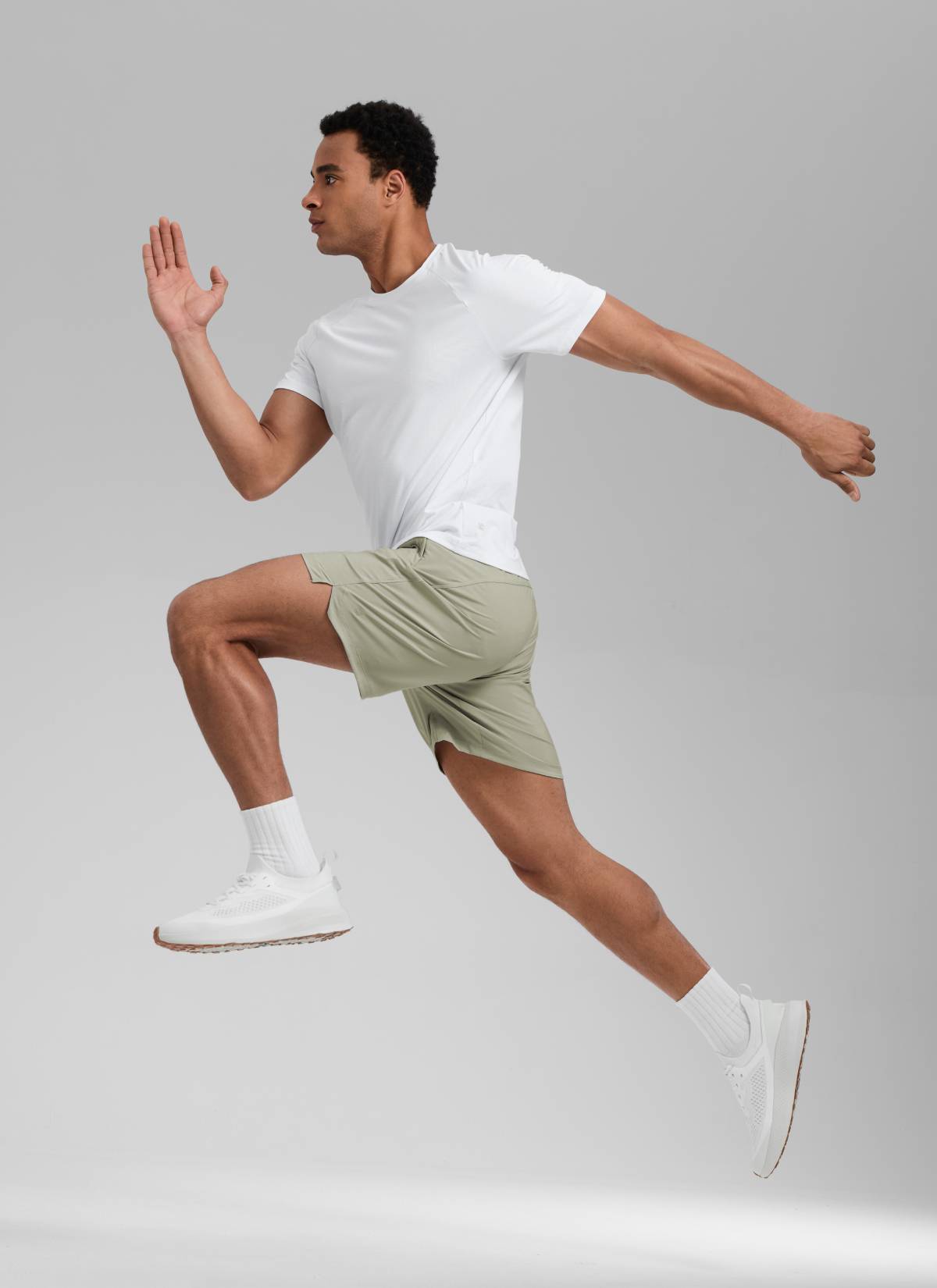 CRZ YOGA Man's Feathery-Fit Soft Training Mid Rise Linerless Shorts 7