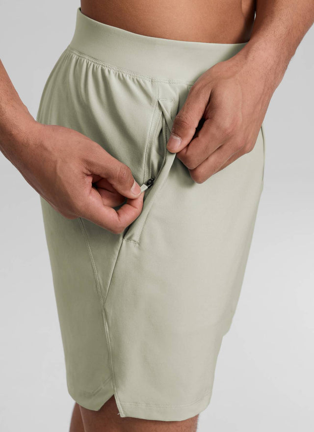 CRZ YOGA Man's Feathery-Fit Soft Training Mid Rise Linerless Shorts 7