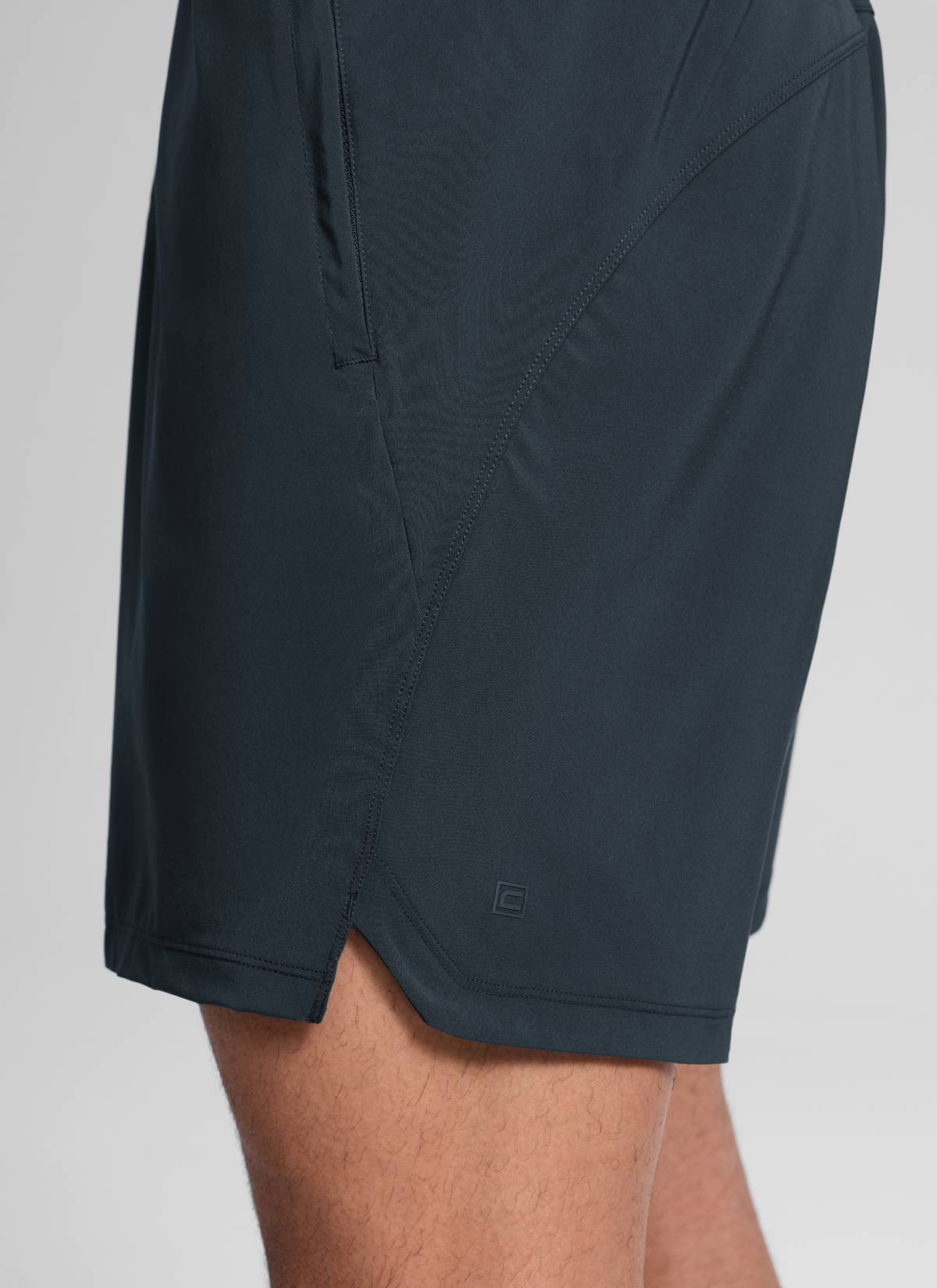 CRZ YOGA Man's Feathery-Fit Soft Training Mid Rise Linerless Shorts 7