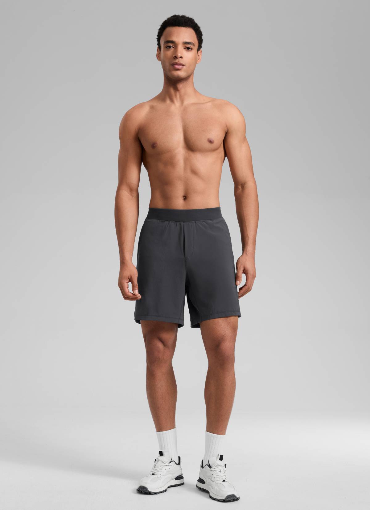 CRZ YOGA Man's Feathery-Fit Soft Training Mid Rise Linerless Shorts 7