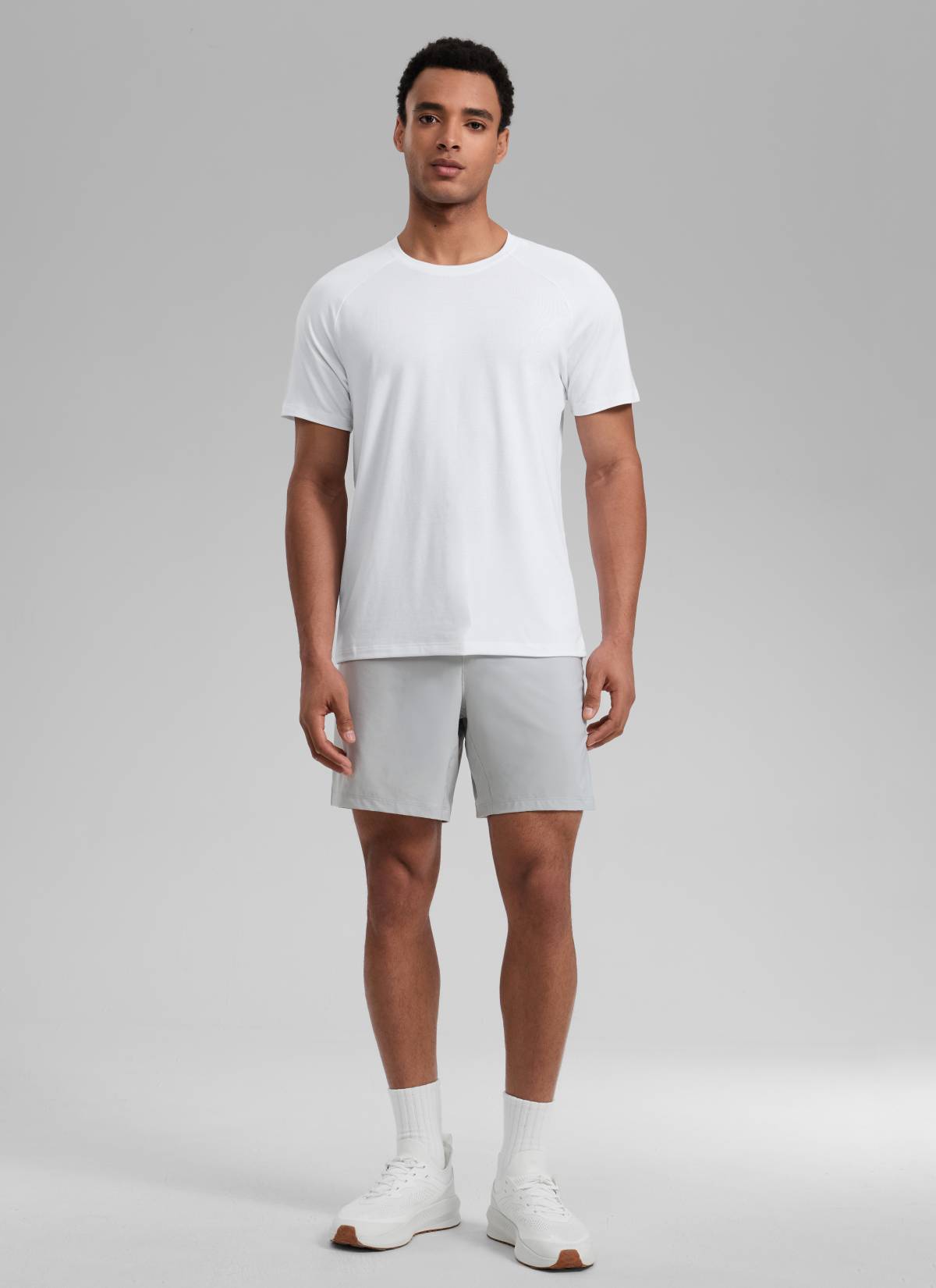 CRZ YOGA Man's Feathery-Fit Soft Training Mid Rise Linerless Shorts 7