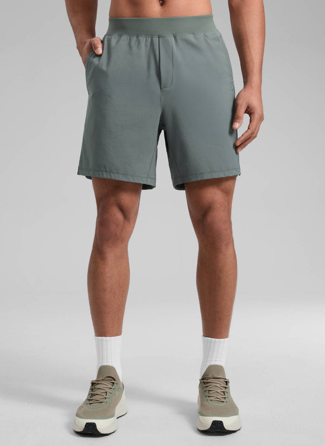 CRZ YOGA Man's Feathery-Fit Soft Training Mid Rise Linerless Shorts 7